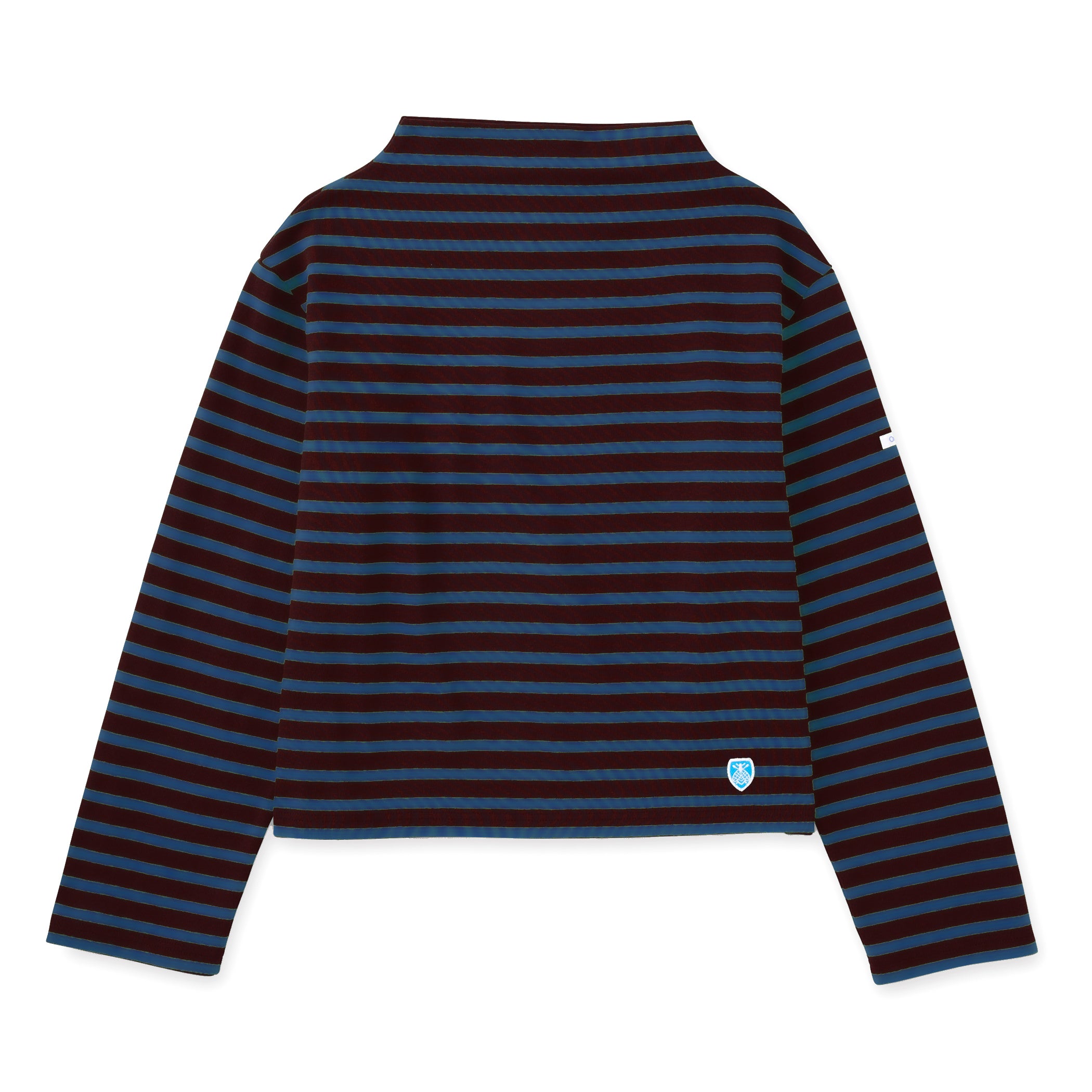 Women's Cotton Lourd Bottle Neck Basque Shirt