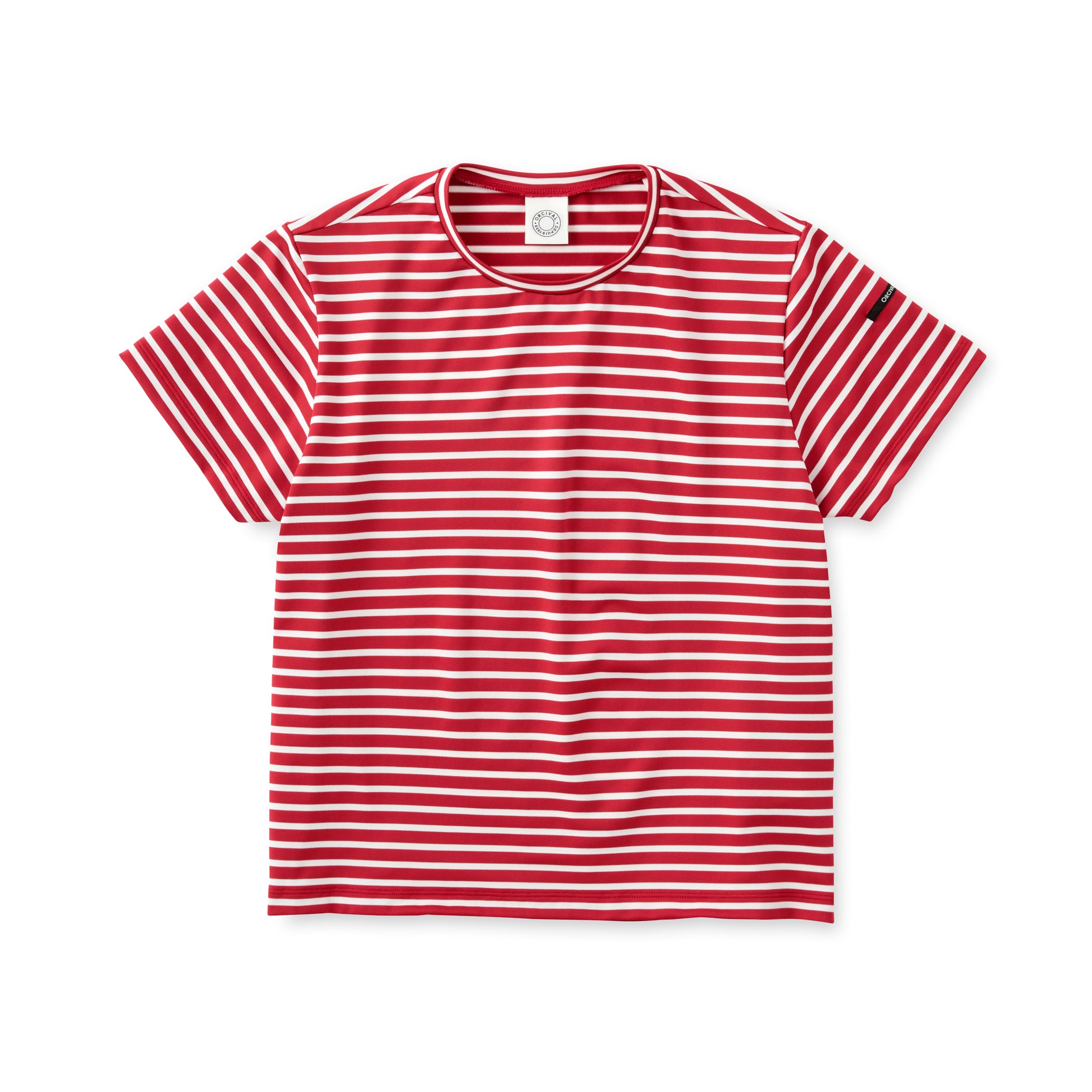 Women's Polyester Crew Neck Short Sleeve Pullover
