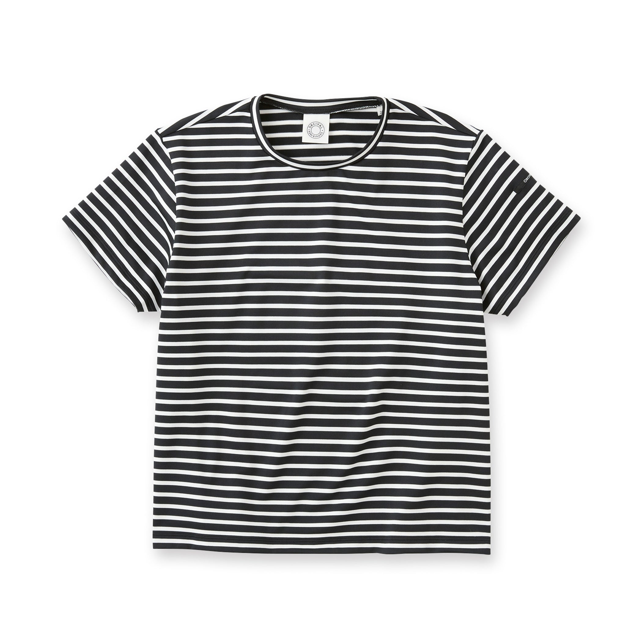 Women's Polyester Crew Neck Short Sleeve Pullover