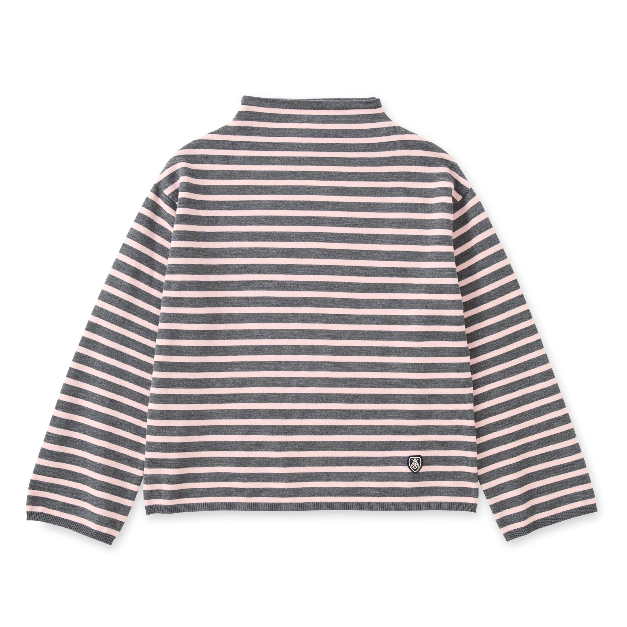Women's Wool Plating Mock Neck Knit