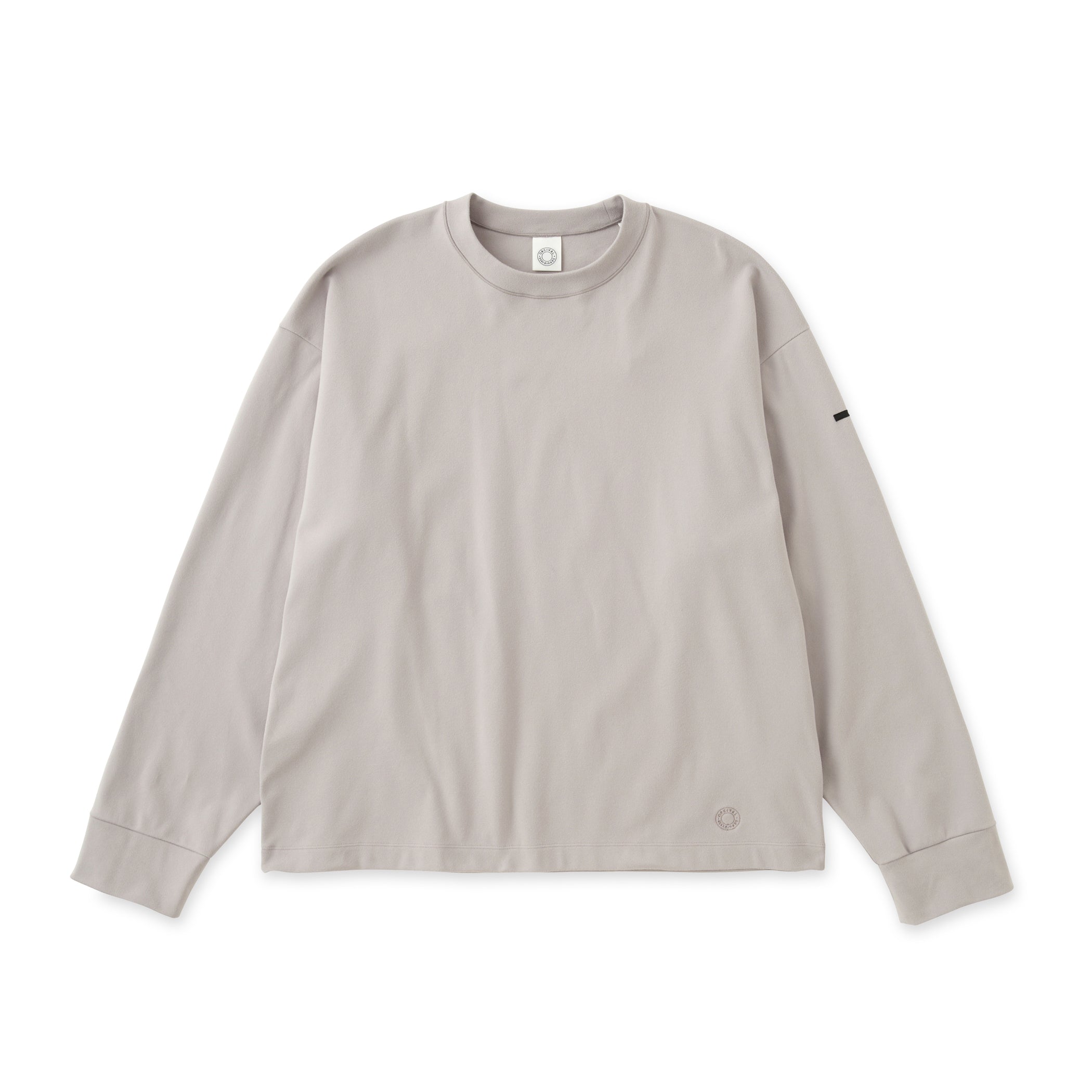 Men's Polyester Brushed Stretch Rib Crew Neck Knit