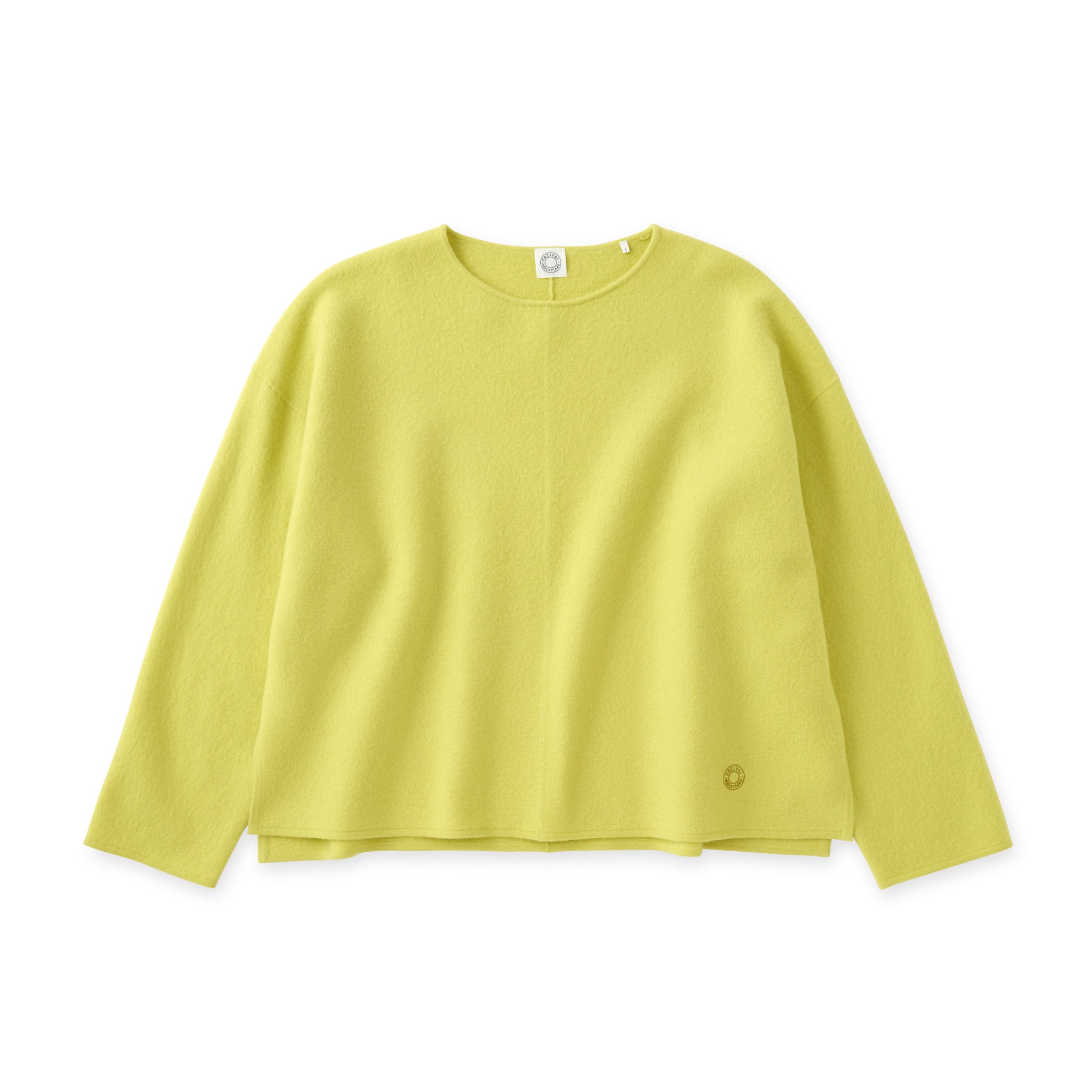 Women's Boiled Wool Jersey Pullover Knit