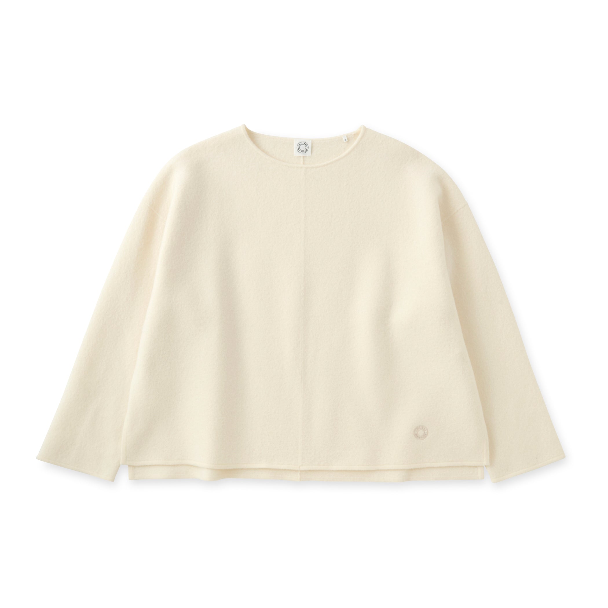 Women's Boiled Wool Jersey Pullover Knit