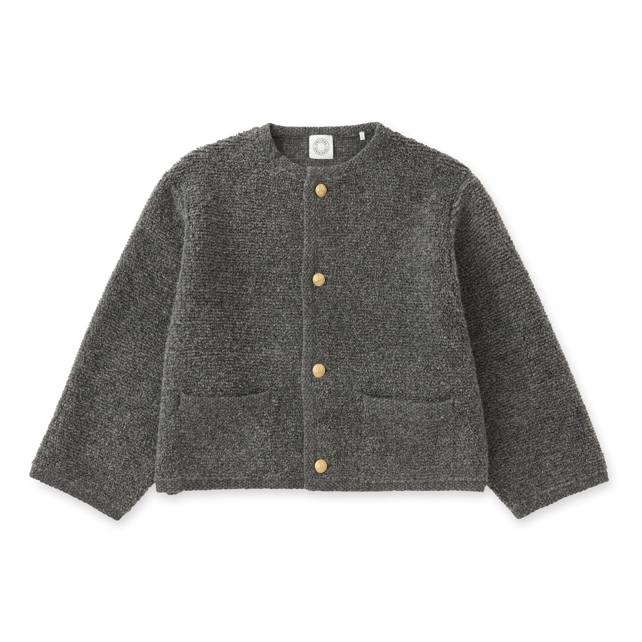 Women's Pile Knit Boucle Cardigan