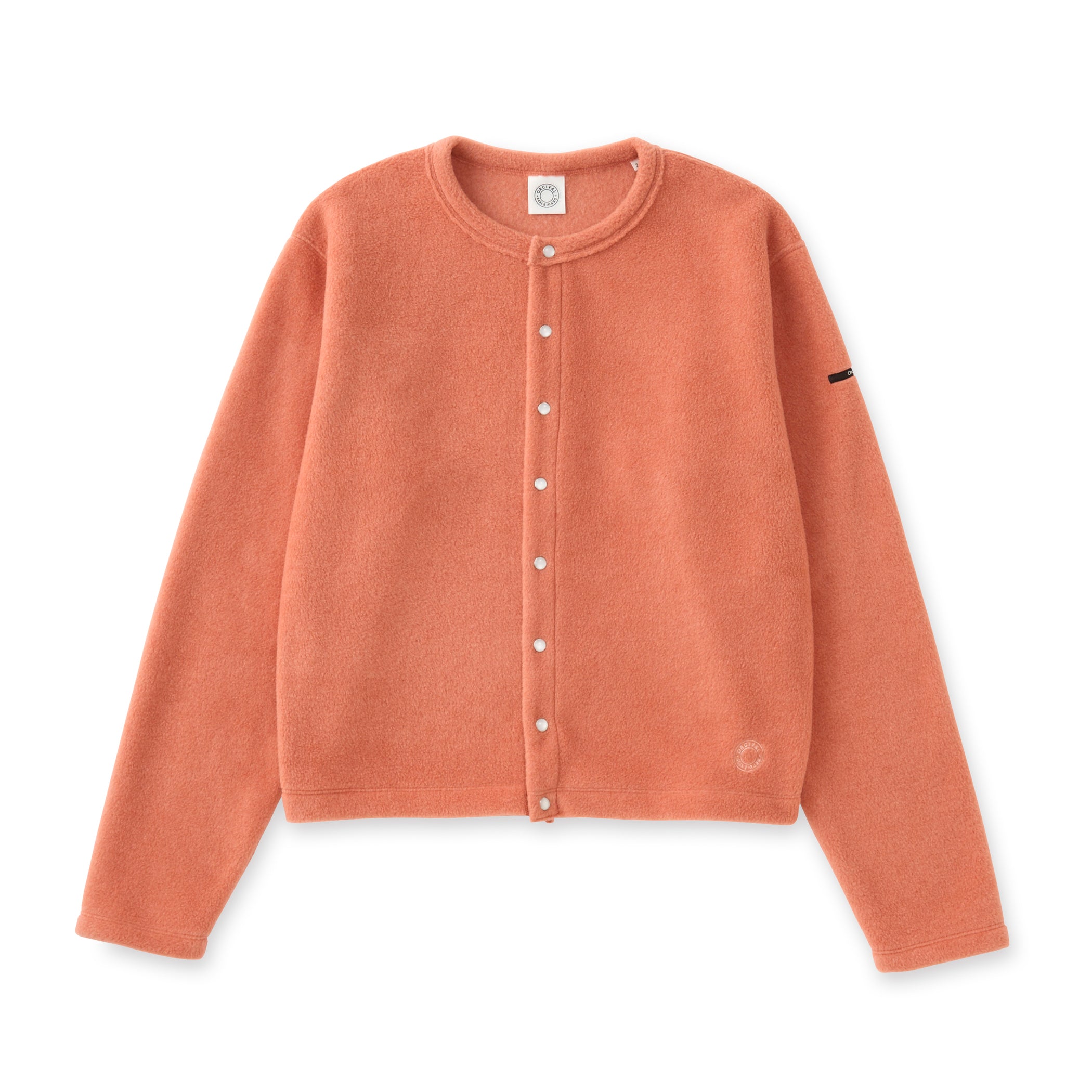 Women's Fleece Crew Neck Cardigan