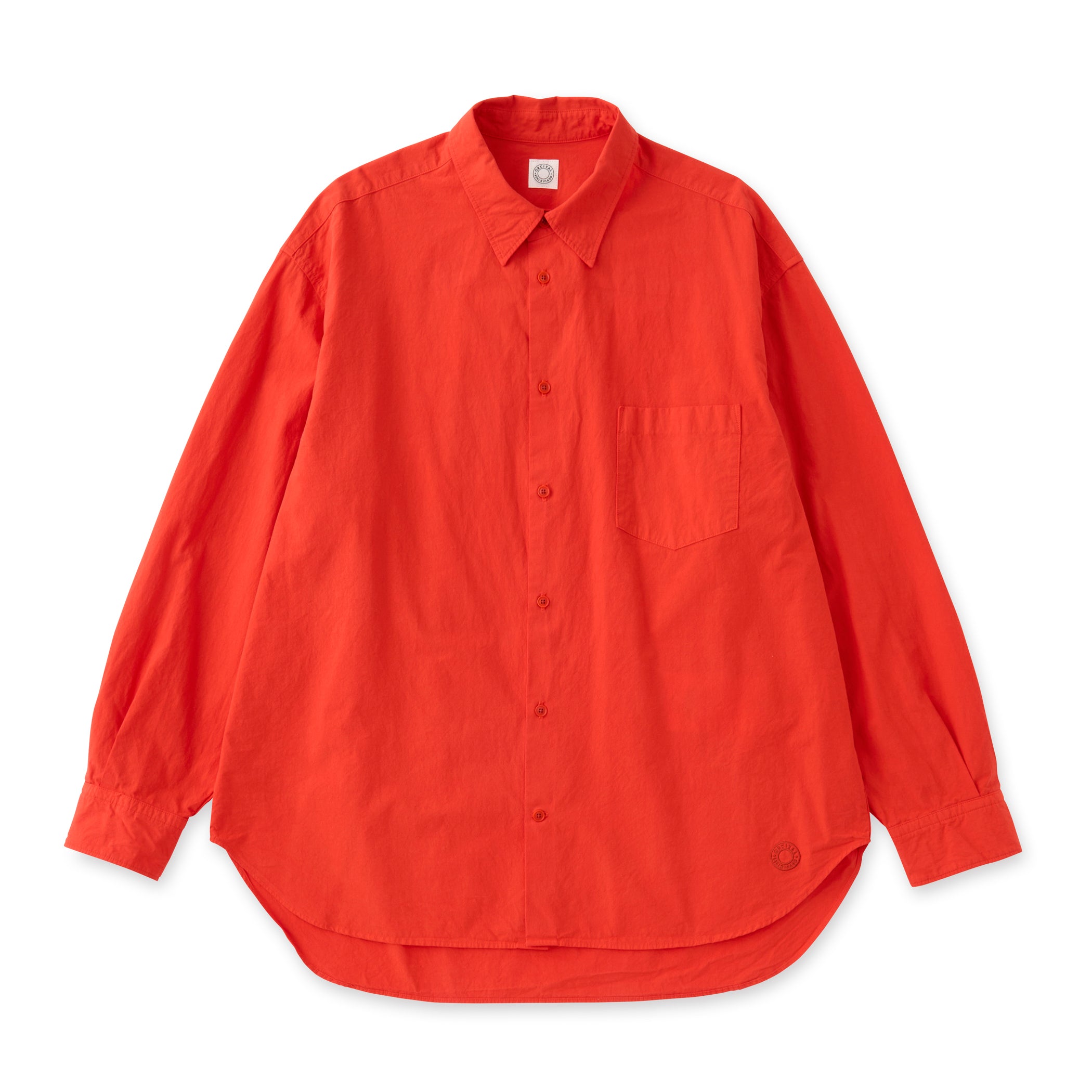 Garment Dye Poplin Regular Collar Shirt