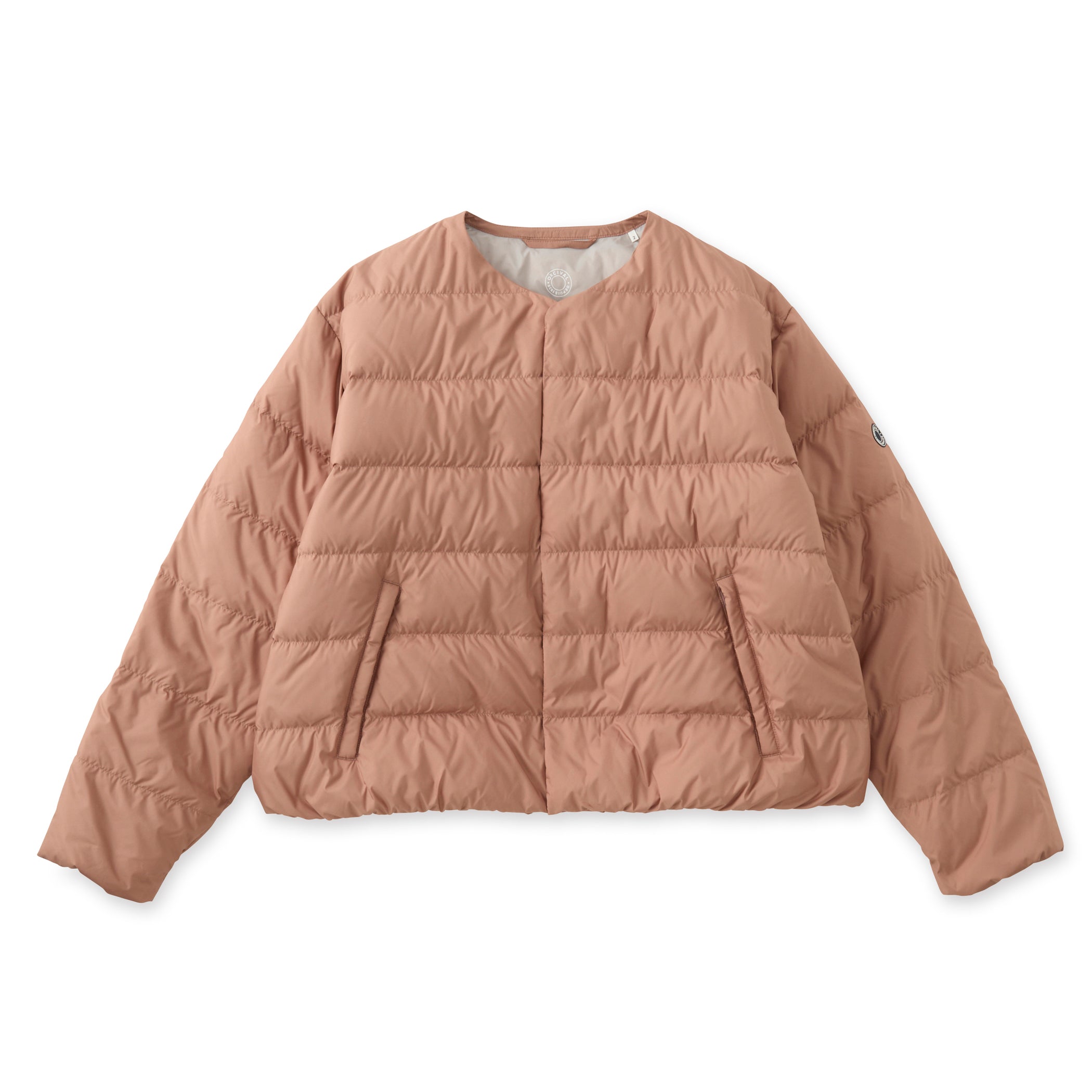 Women's Polyester Taffeta Round Neck Blouson