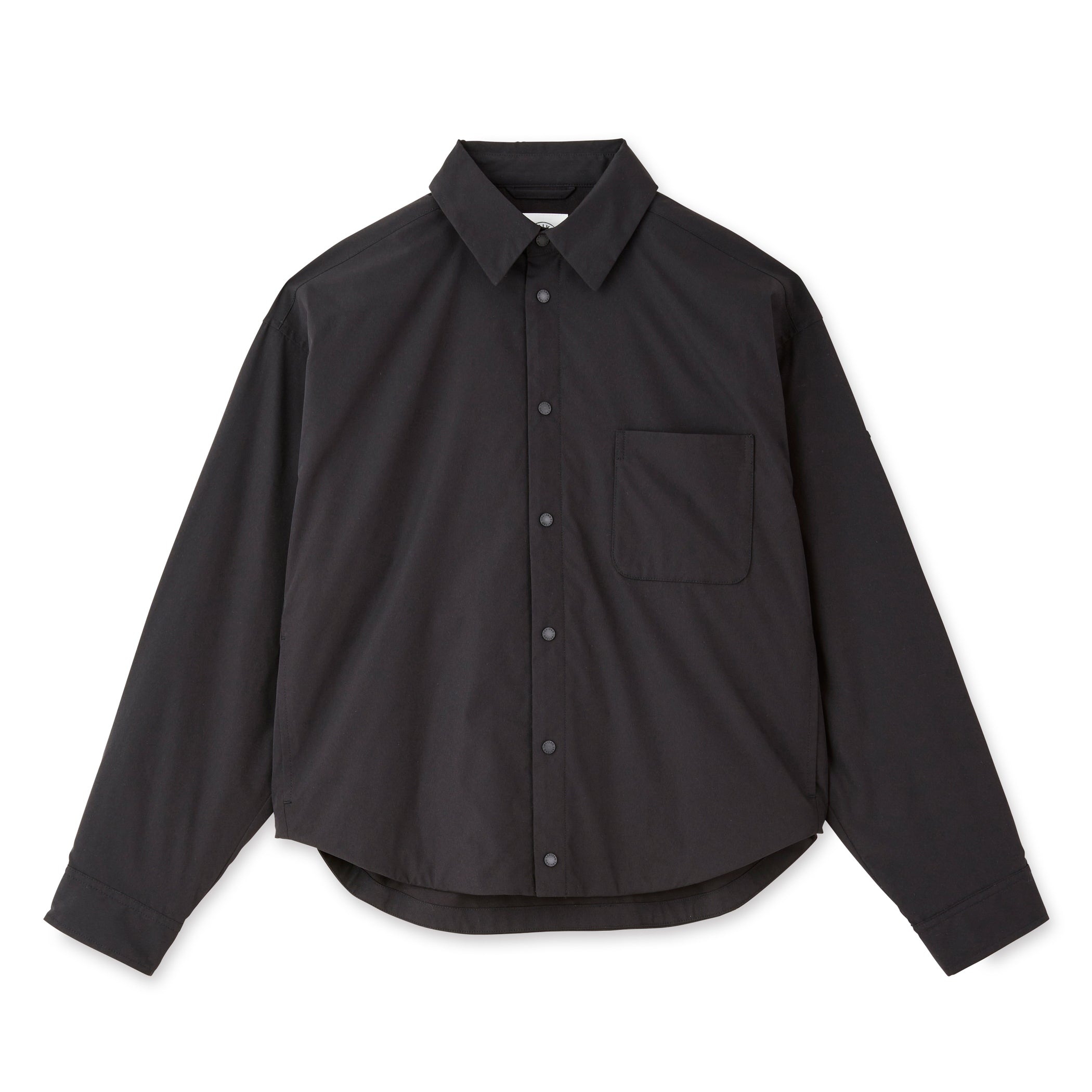 Women's Polyester Typewriter Stretch Regular Collar Shirt