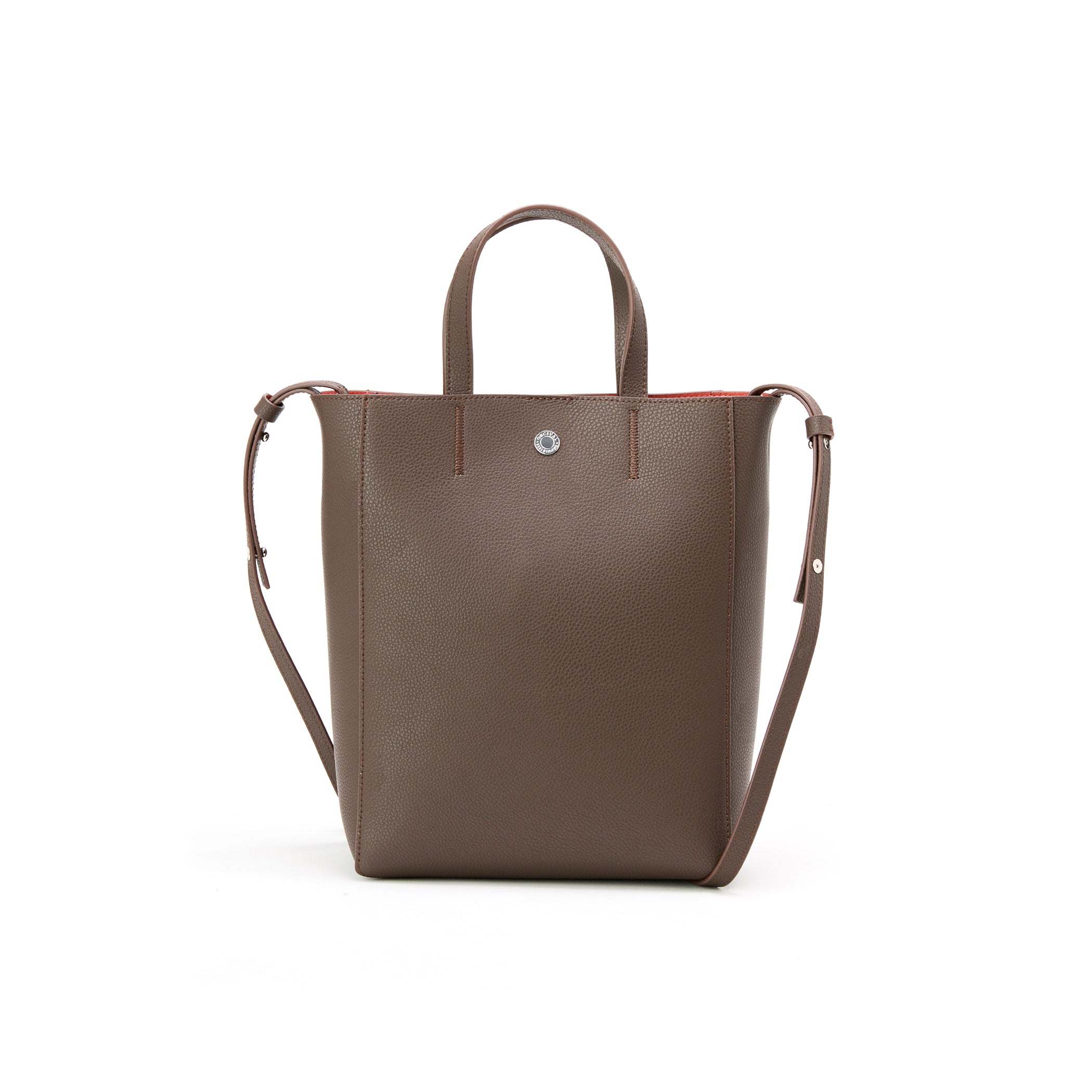 Double Face Leather 2way Tote Bag