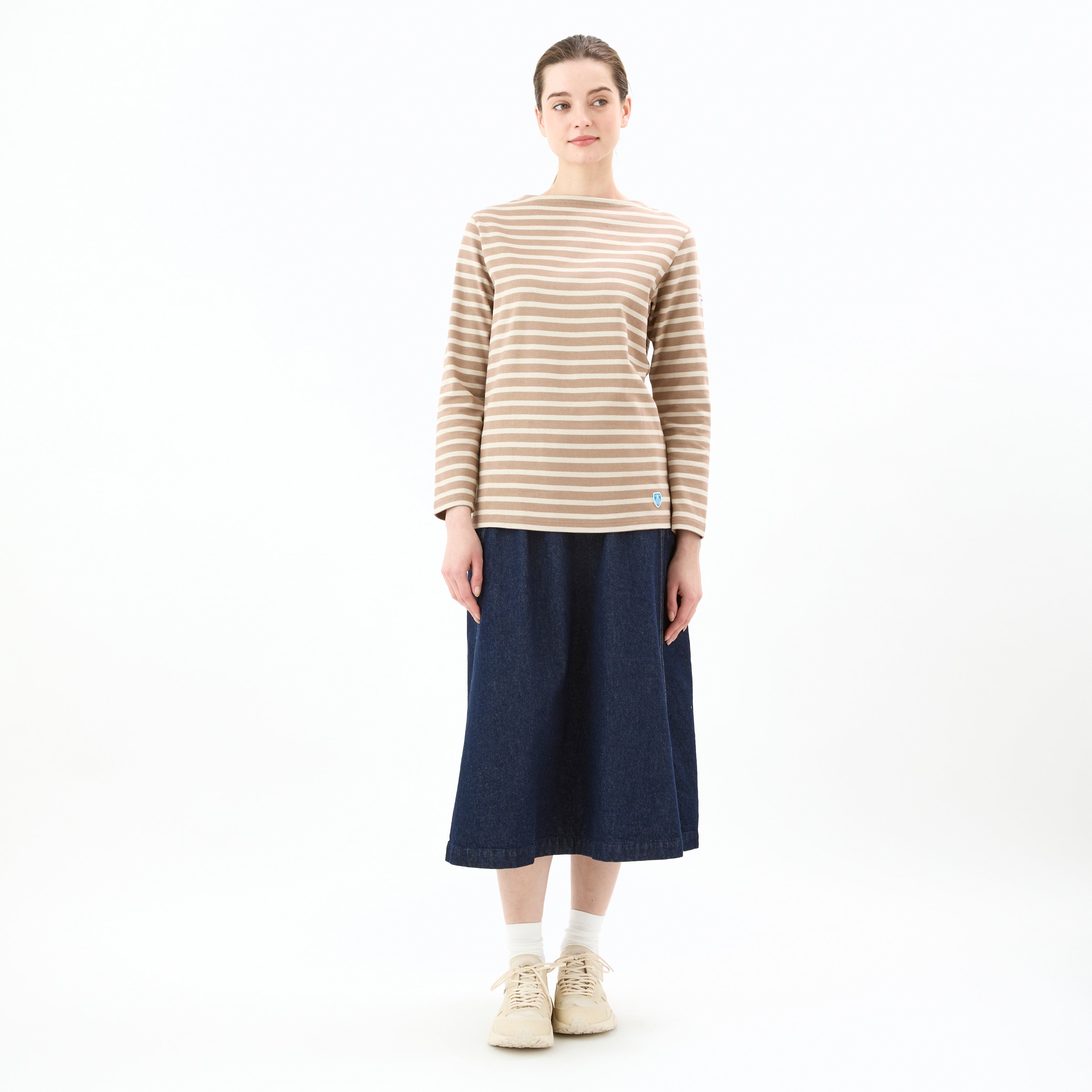 Cotton Lourd Basque Shirt Border