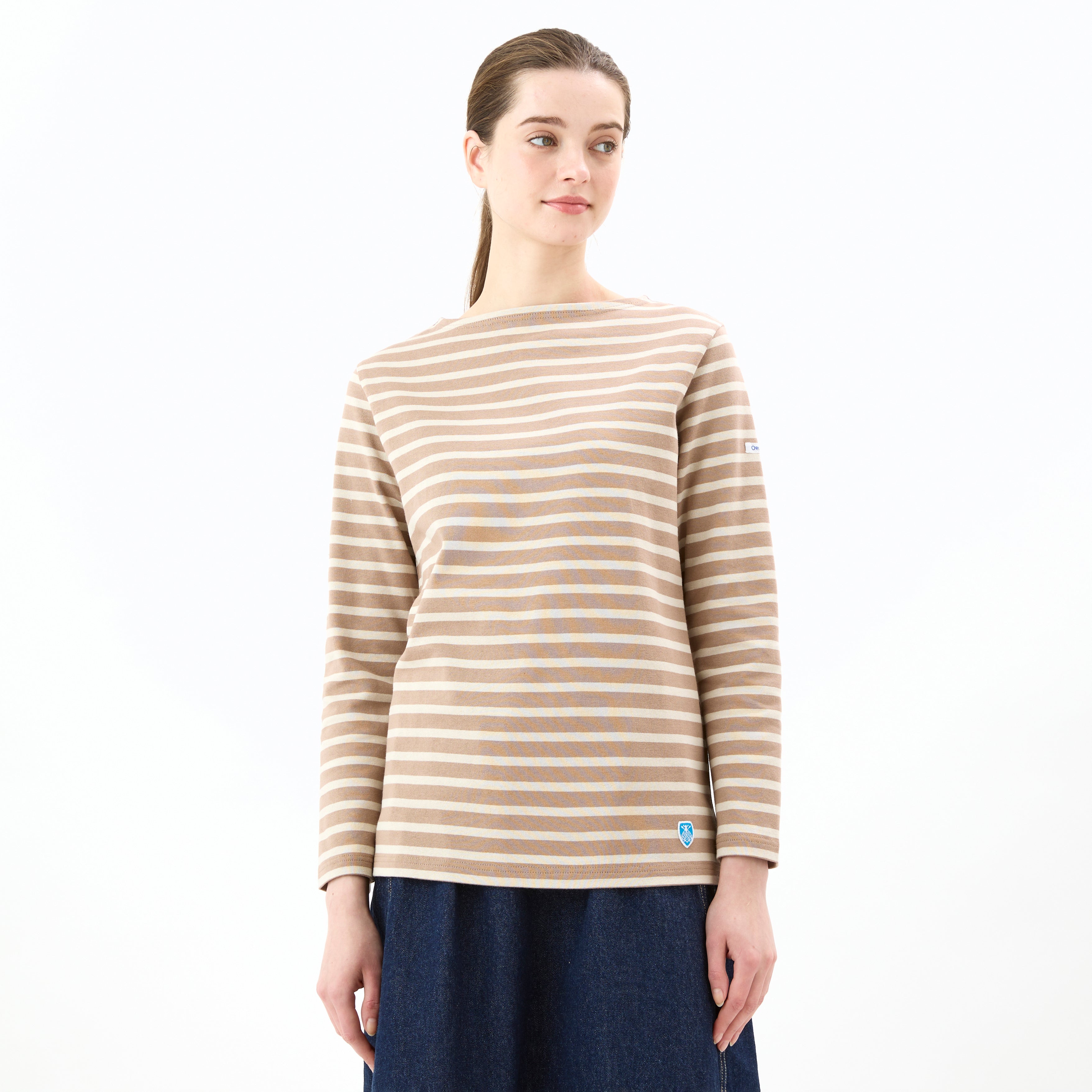 Cotton Lourd Basque Shirt Border