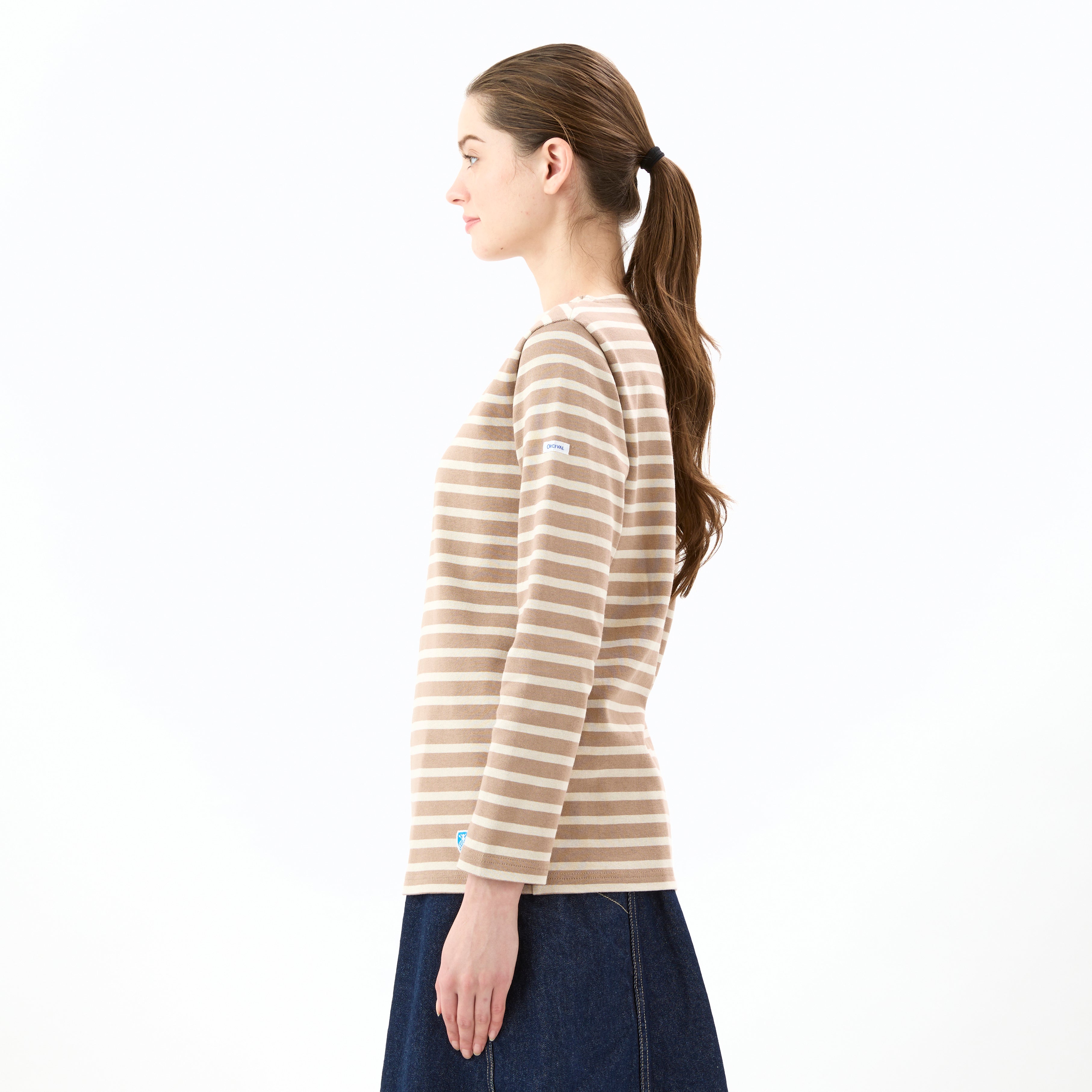 Cotton Lourd Basque Shirt Border