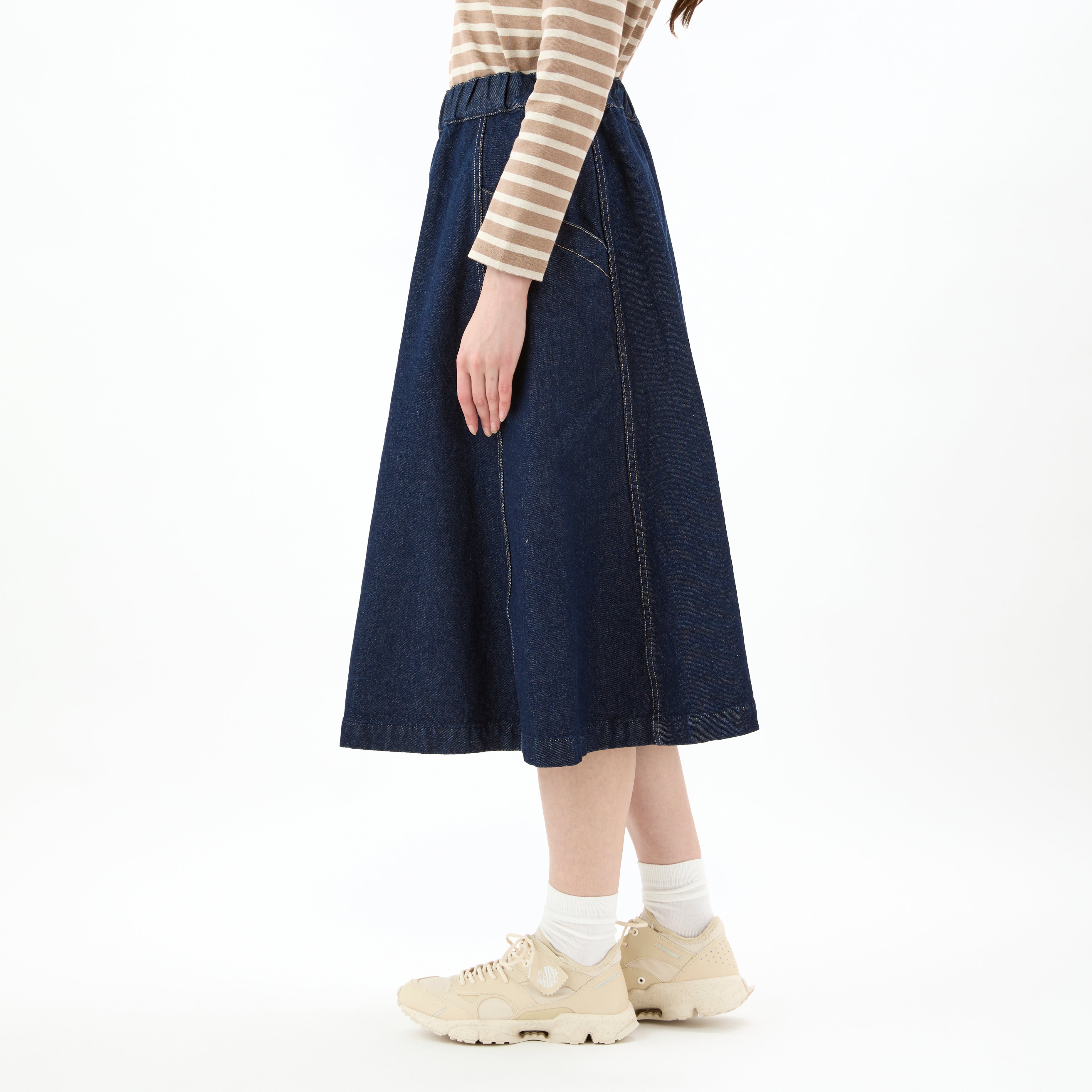 Women's Denim Easy Skirt