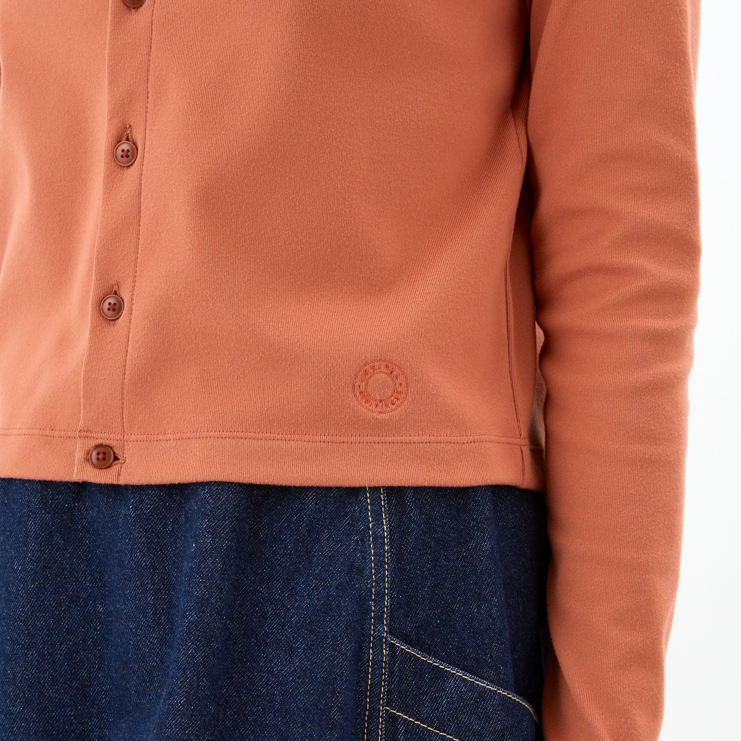 Women's Polyester Brushed Stretch Rib Knit Cardigan