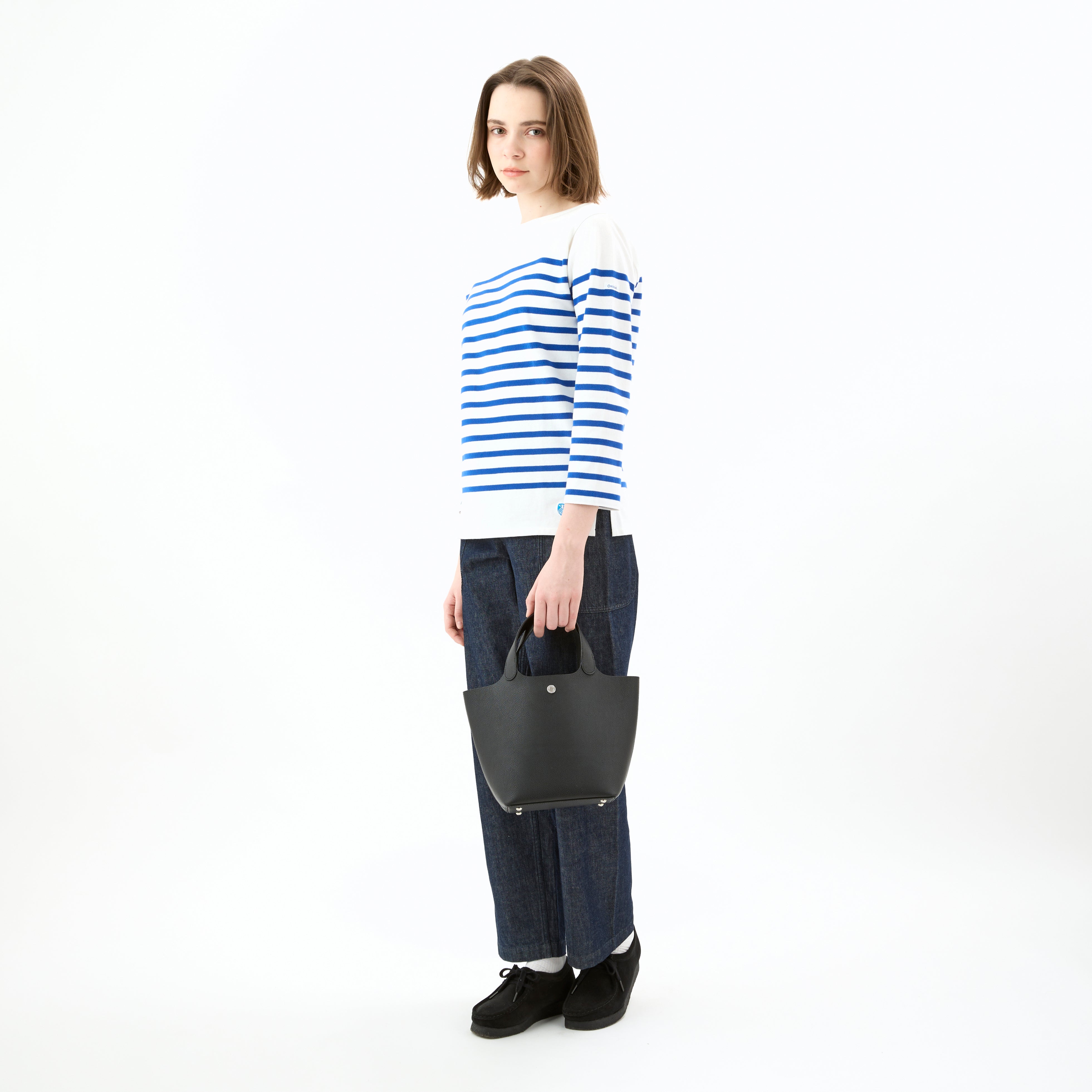 Double Face Leather hand Bag