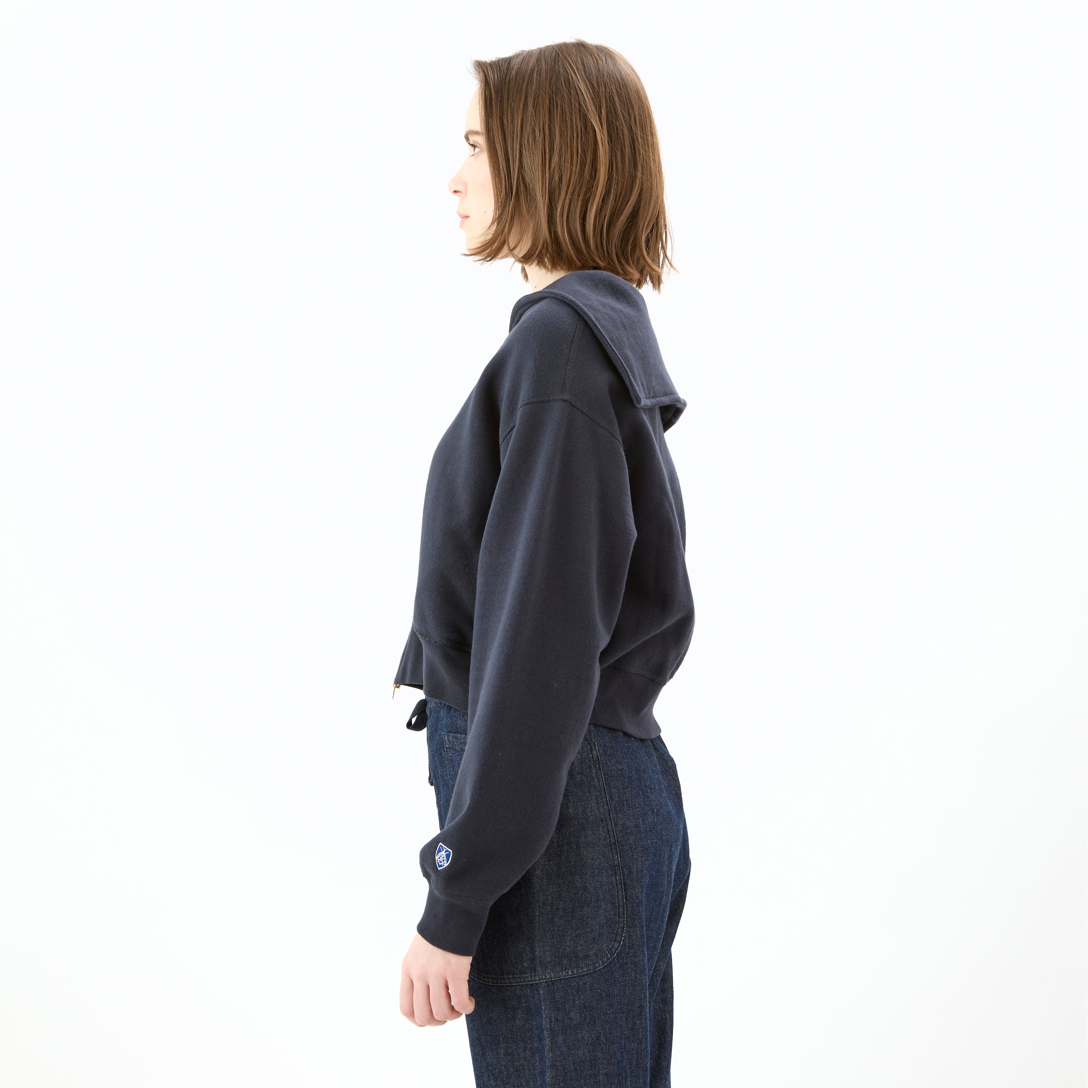 Women's Light French Terry Zip Sailor