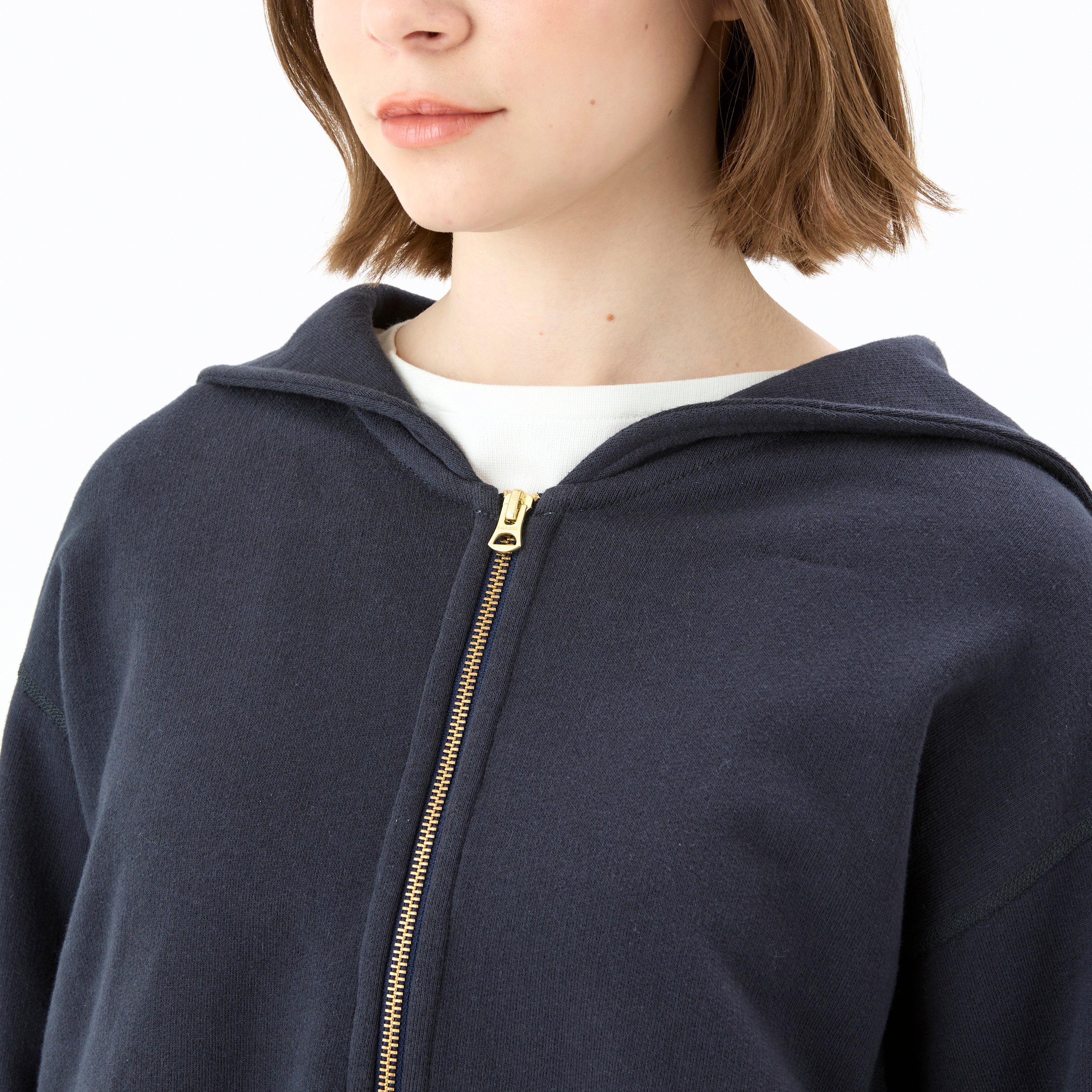 Women's Light French Terry Zip Sailor