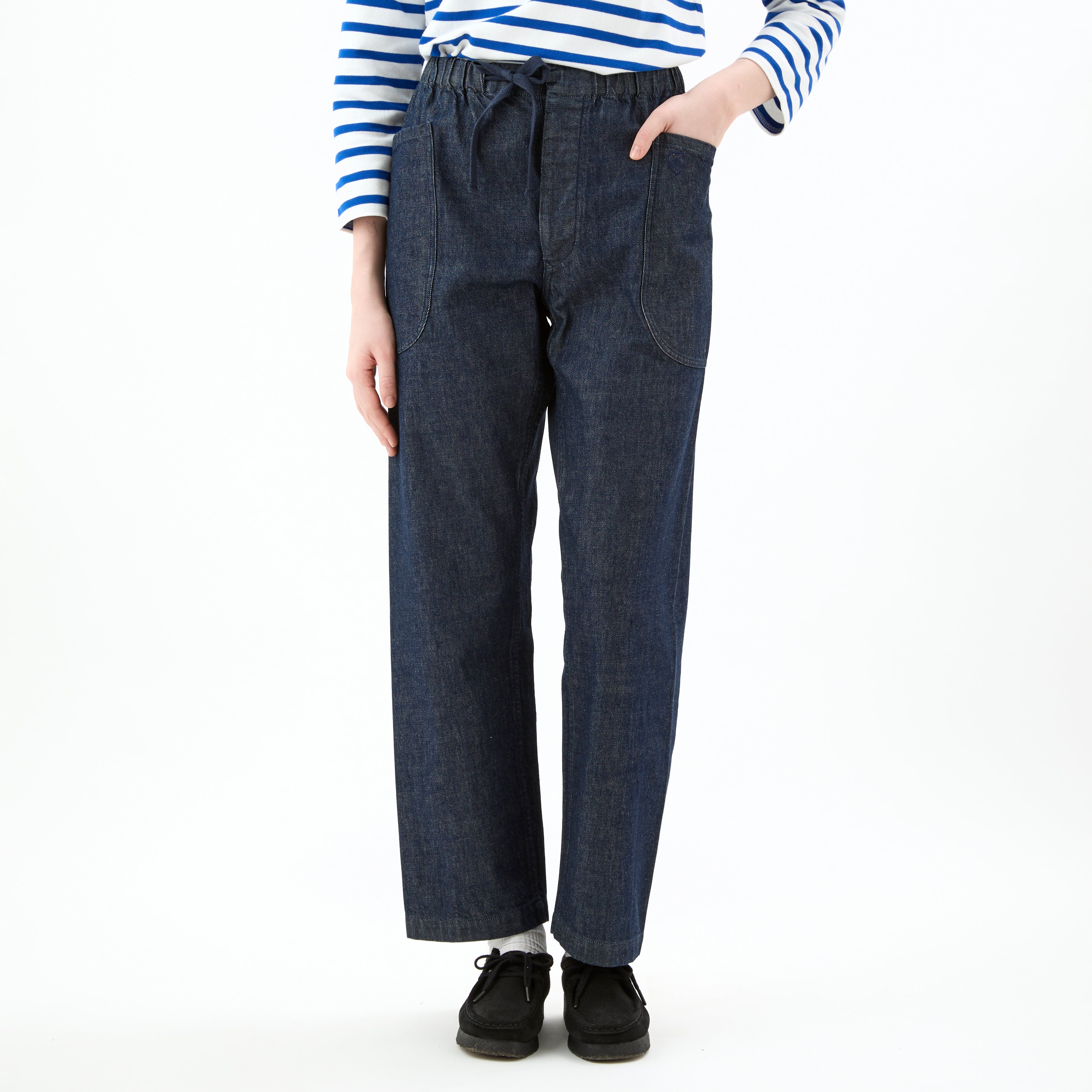 Denim Easy Pants
