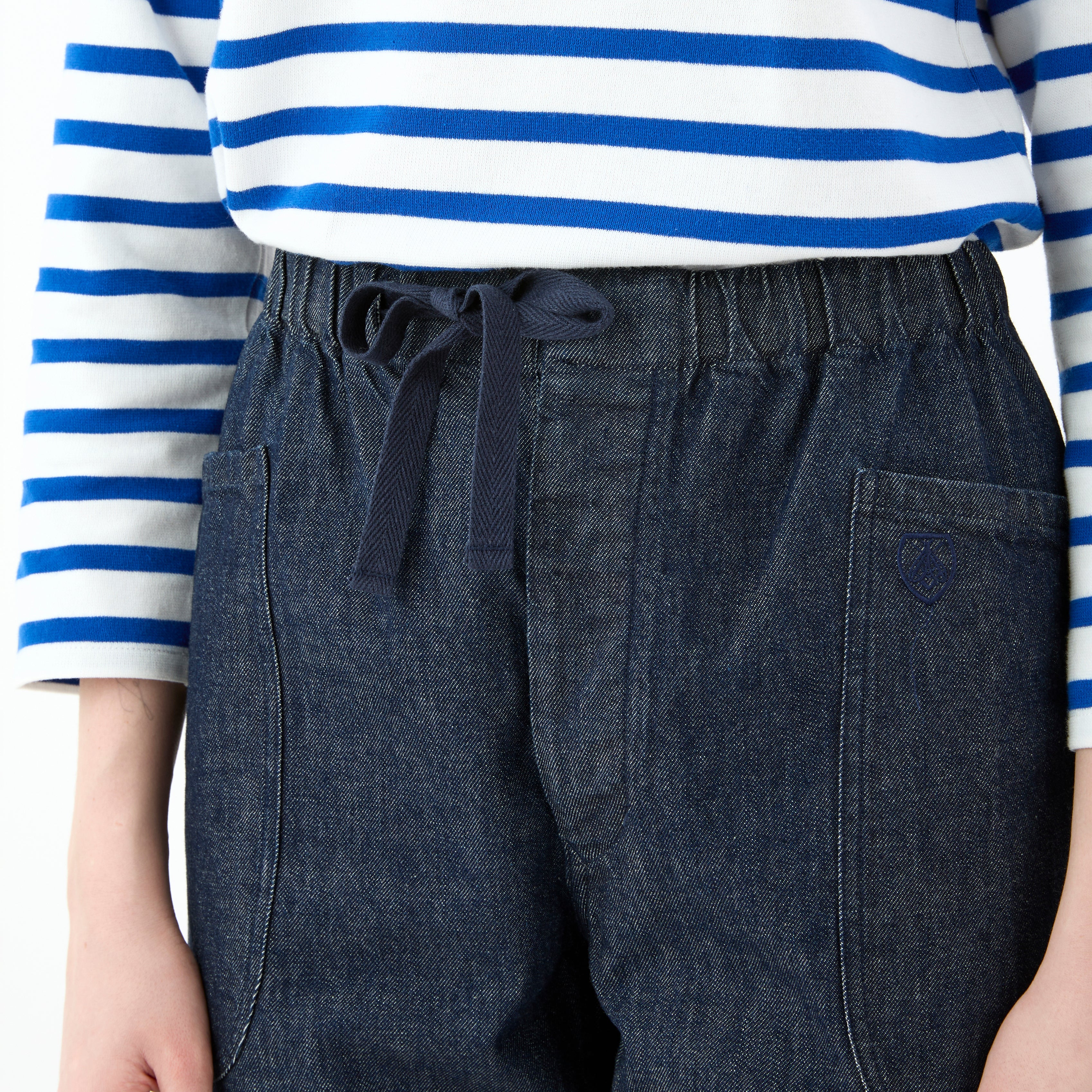 Denim Easy Pants