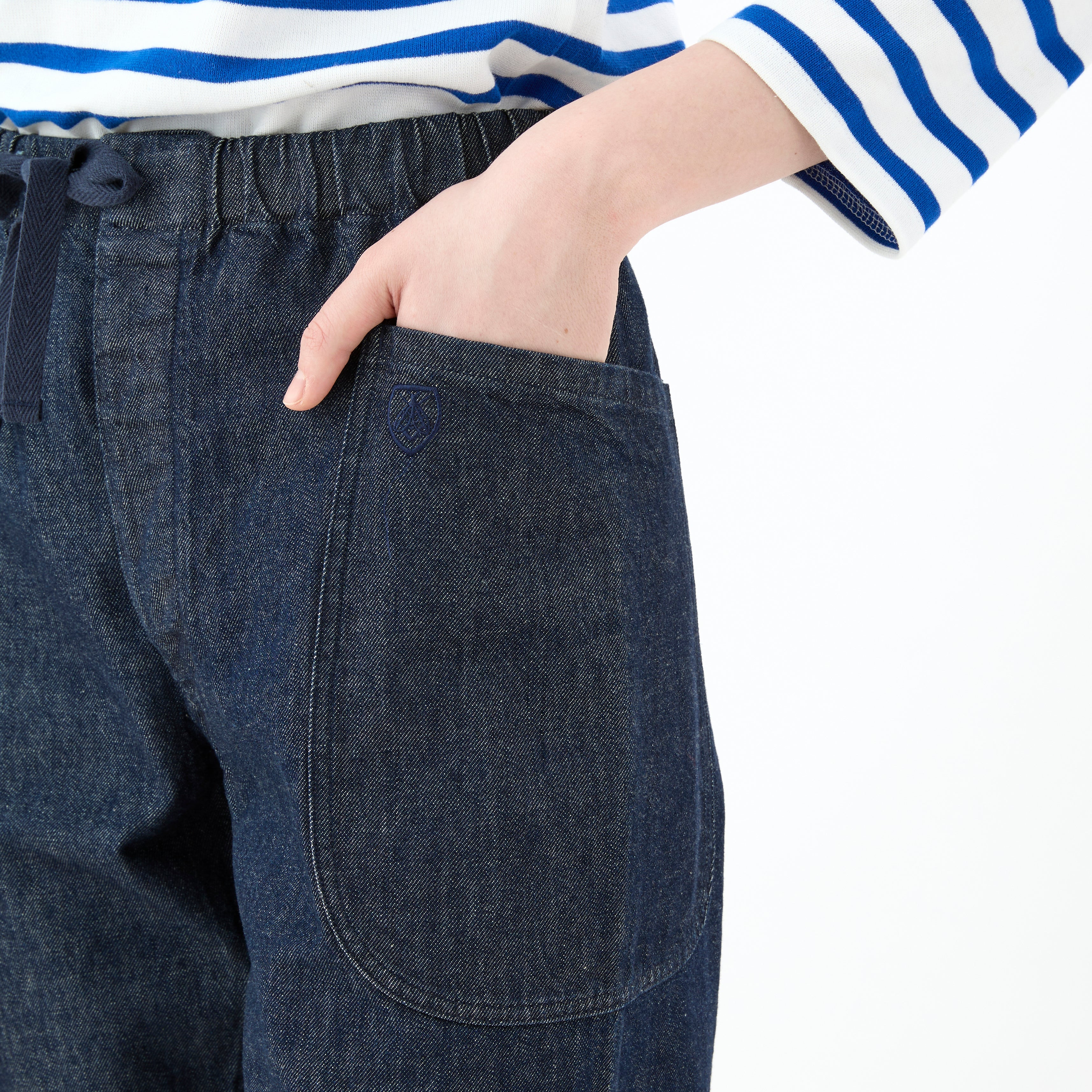 Denim Easy Pants