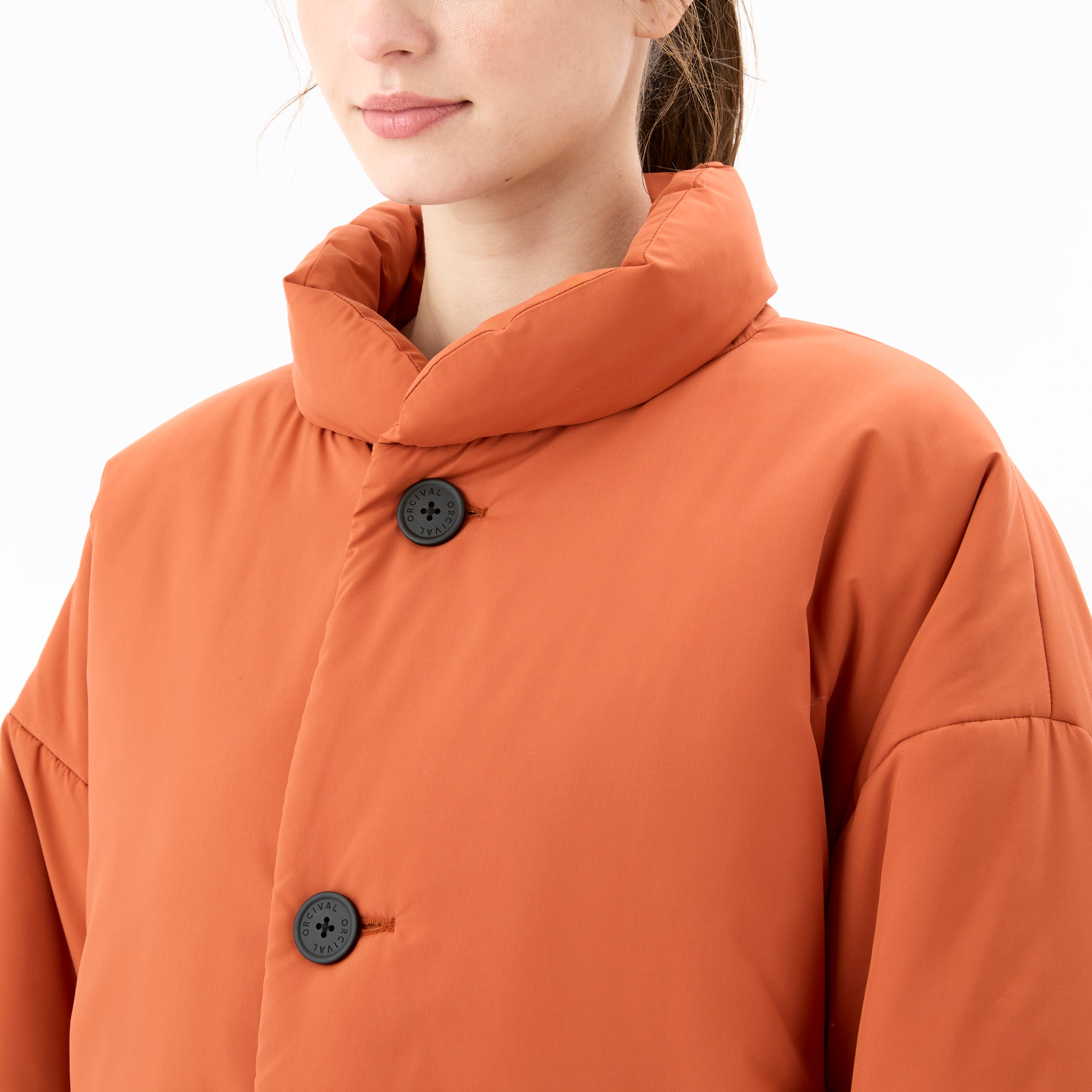 Women's Brushed Taffeta Stand Collar Blouson