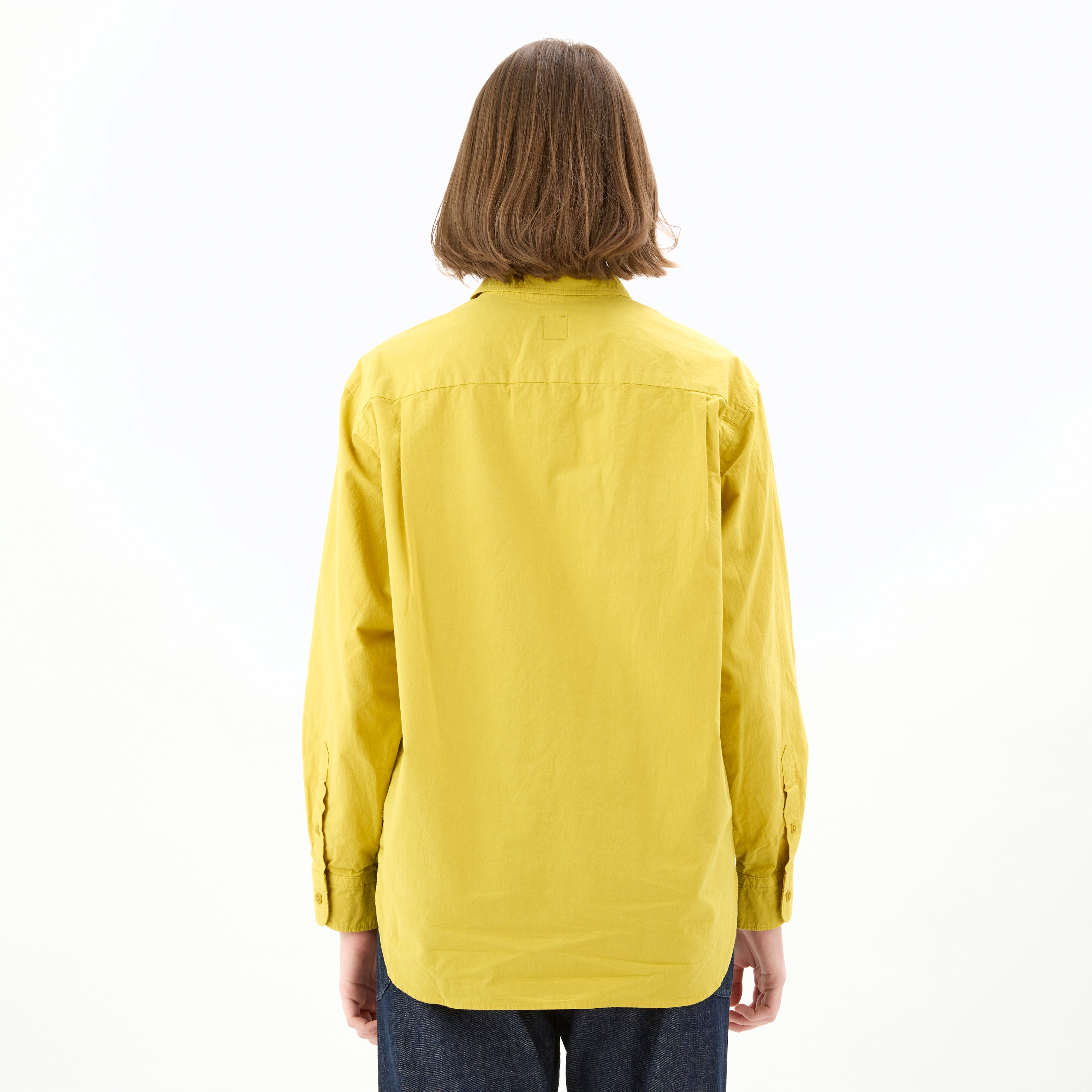 Garment Dye Poplin Regular Collar Shirt