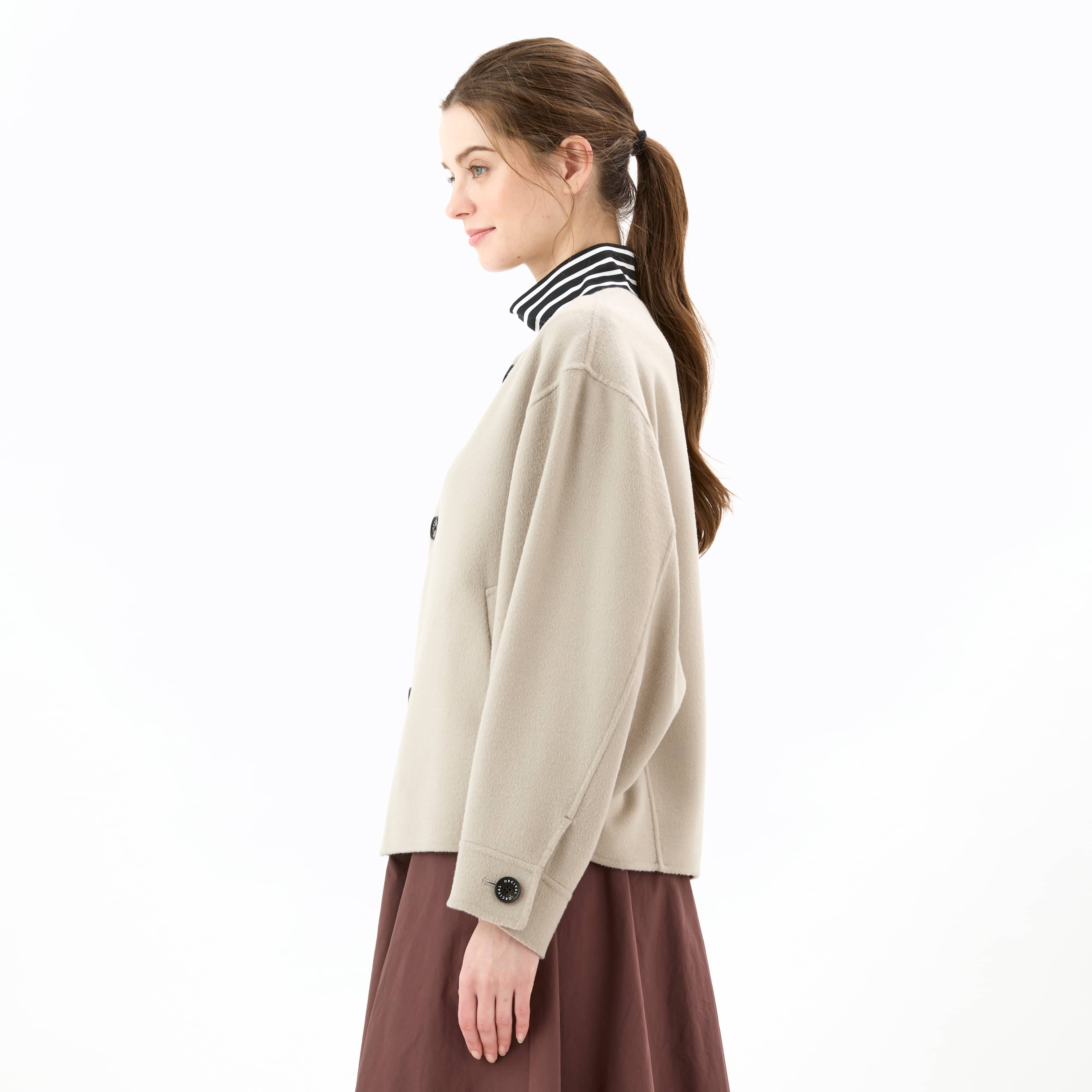 Women's River Wool Collarless Blouson