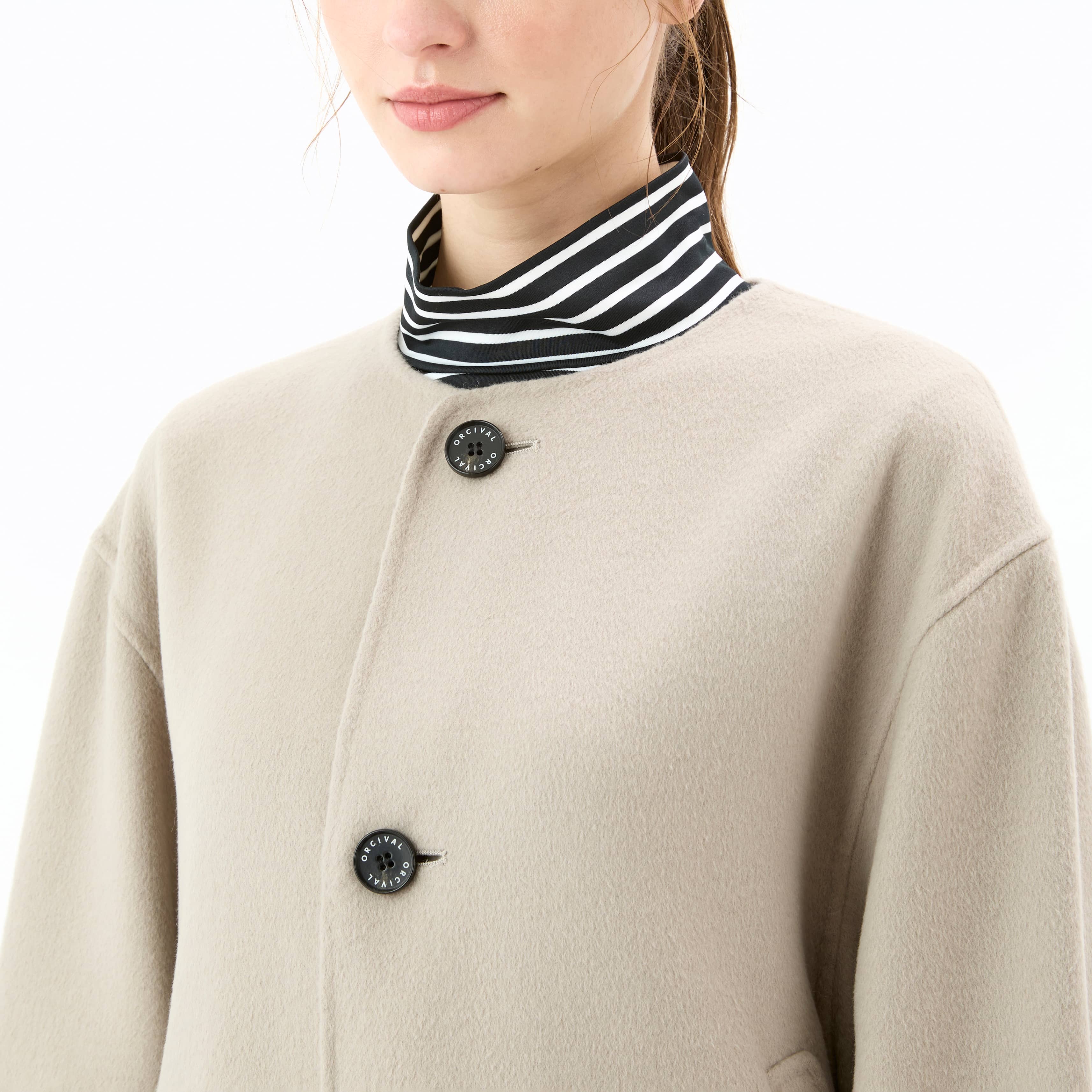 Women's River Wool Collarless Blouson