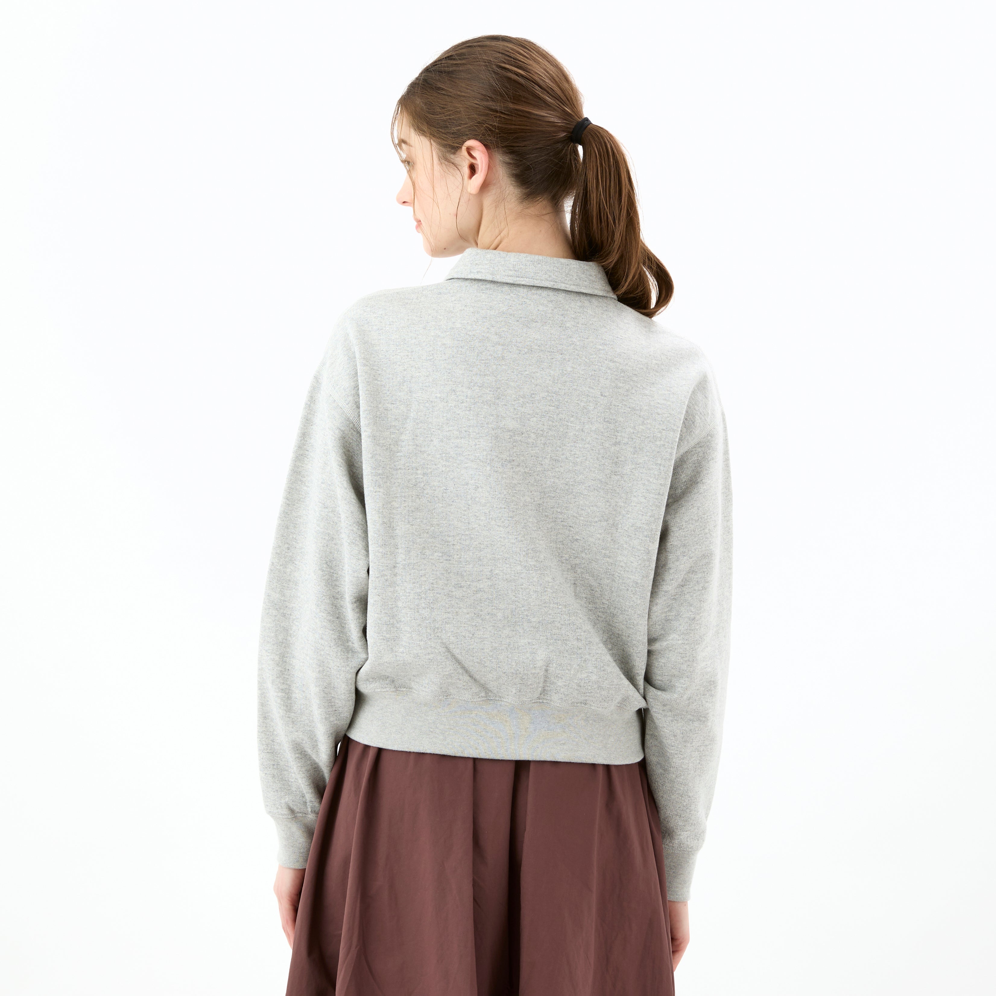 Women's Light French Terry Half Zip Sweat