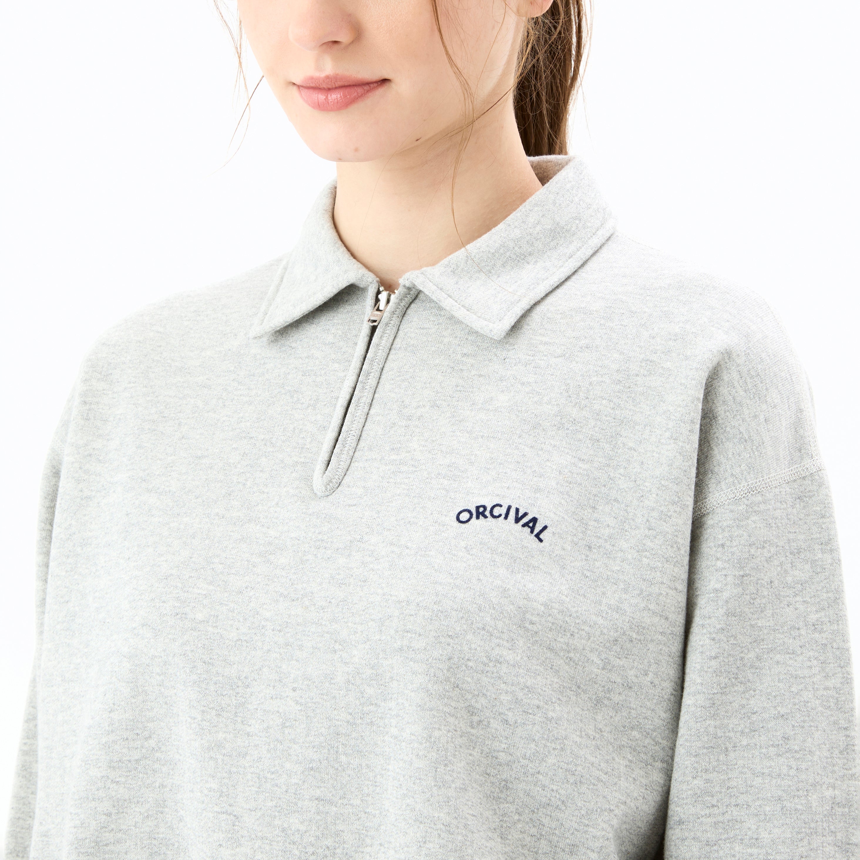 Women's Light French Terry Half Zip Sweat