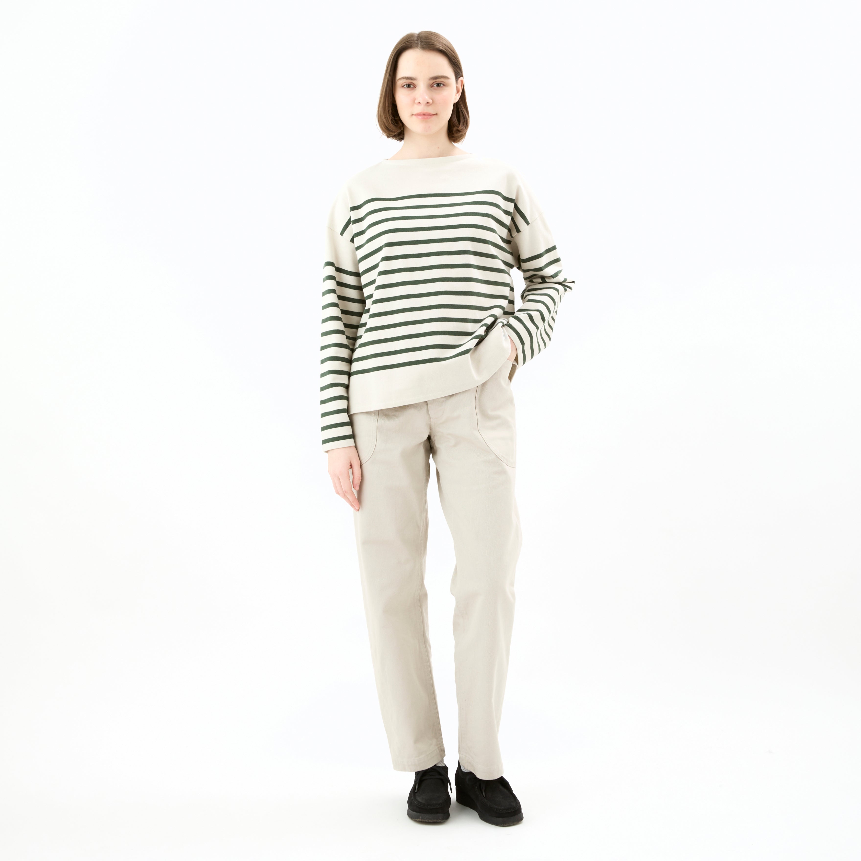 Cotton Twill Easy Pants