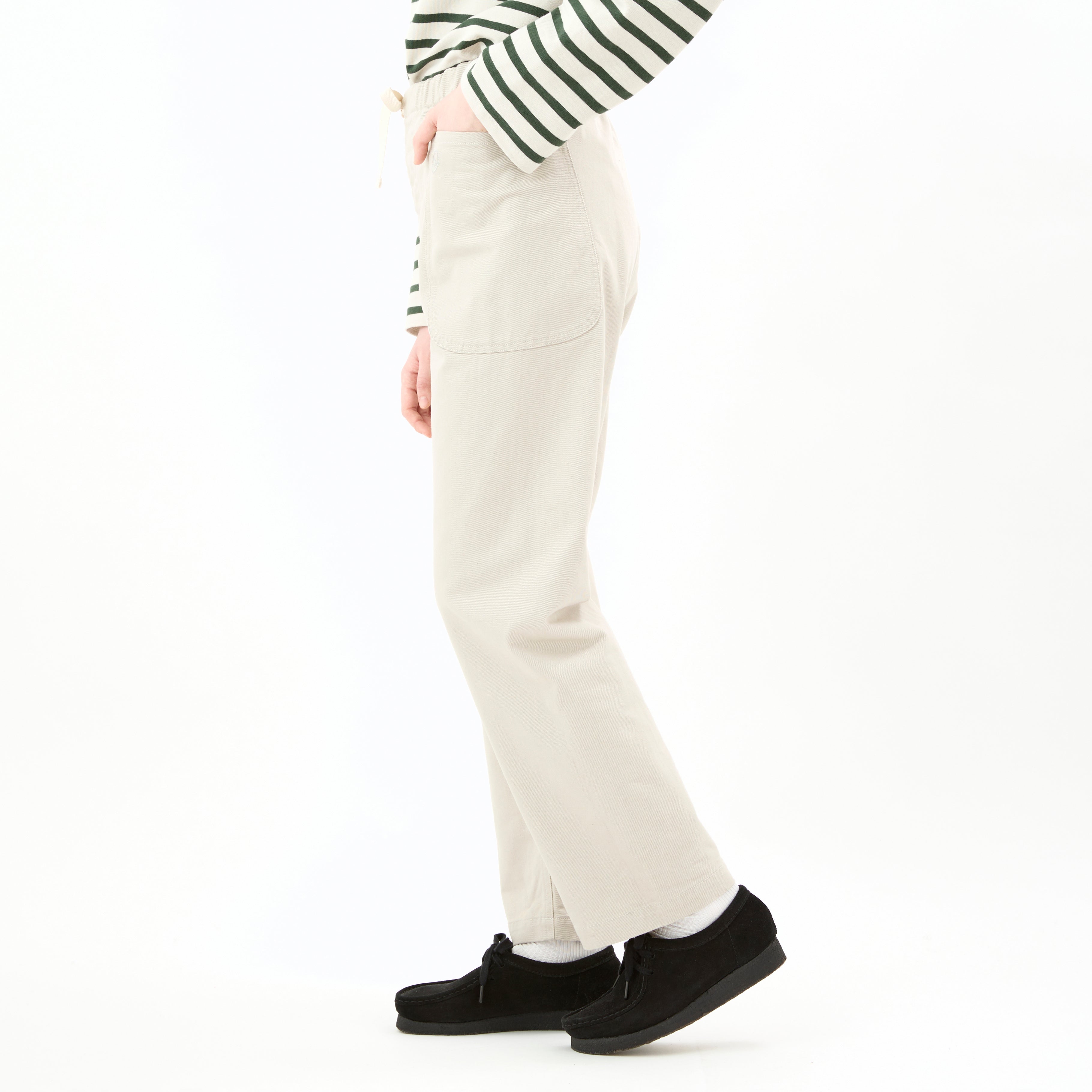 Cotton Twill Easy Pants
