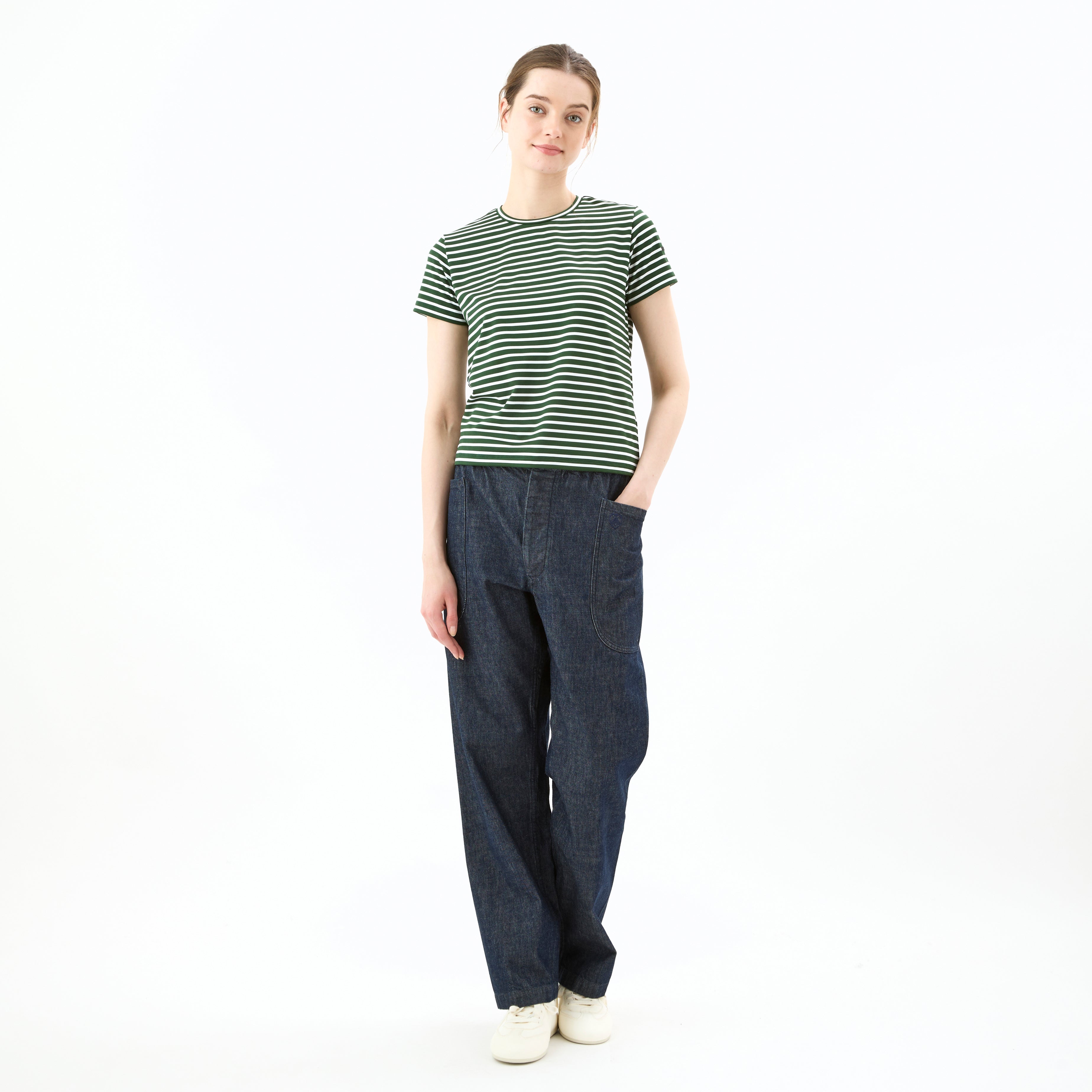 Women's Polyester Crew Neck Short Sleeve Pullover