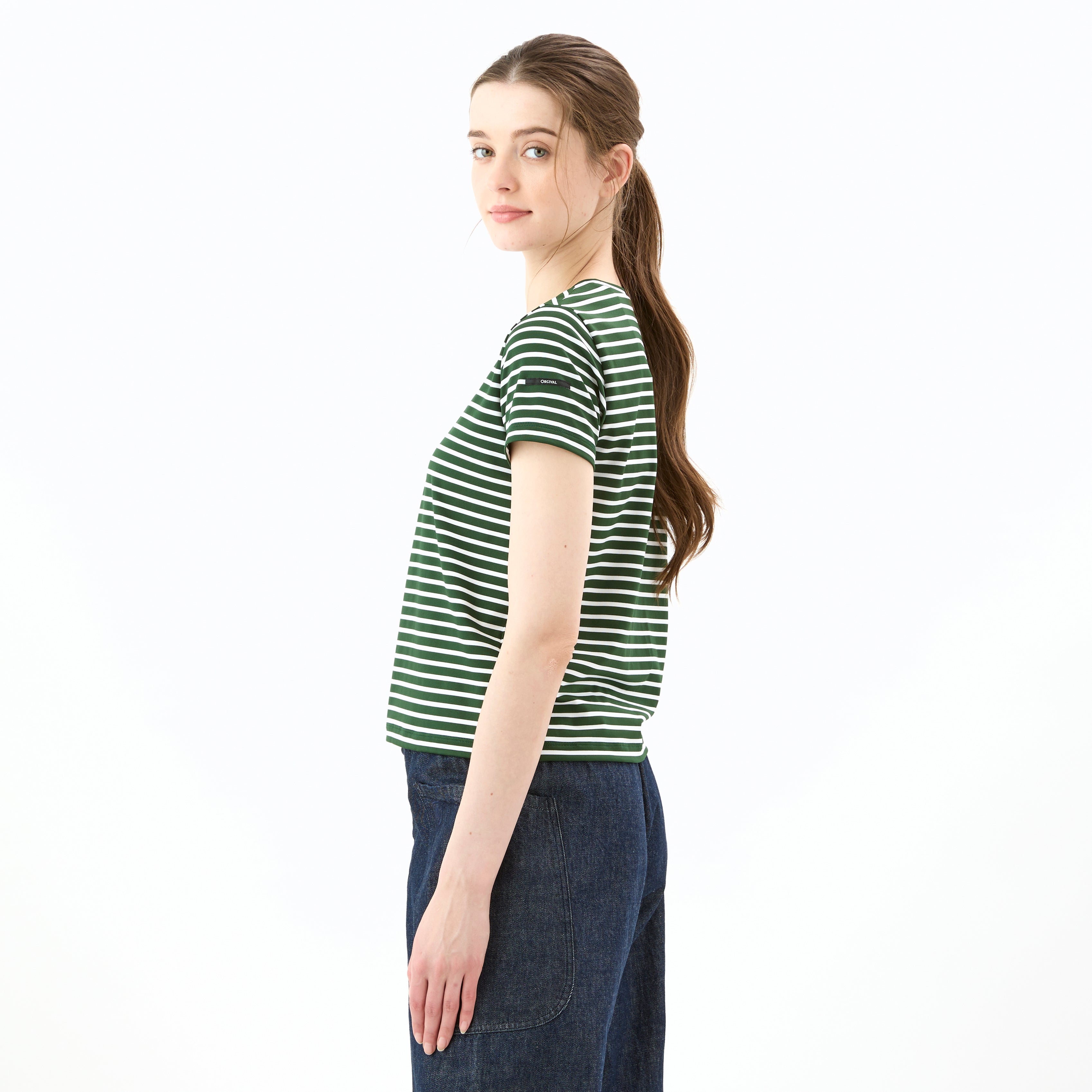 Women's Polyester Crew Neck Short Sleeve Pullover