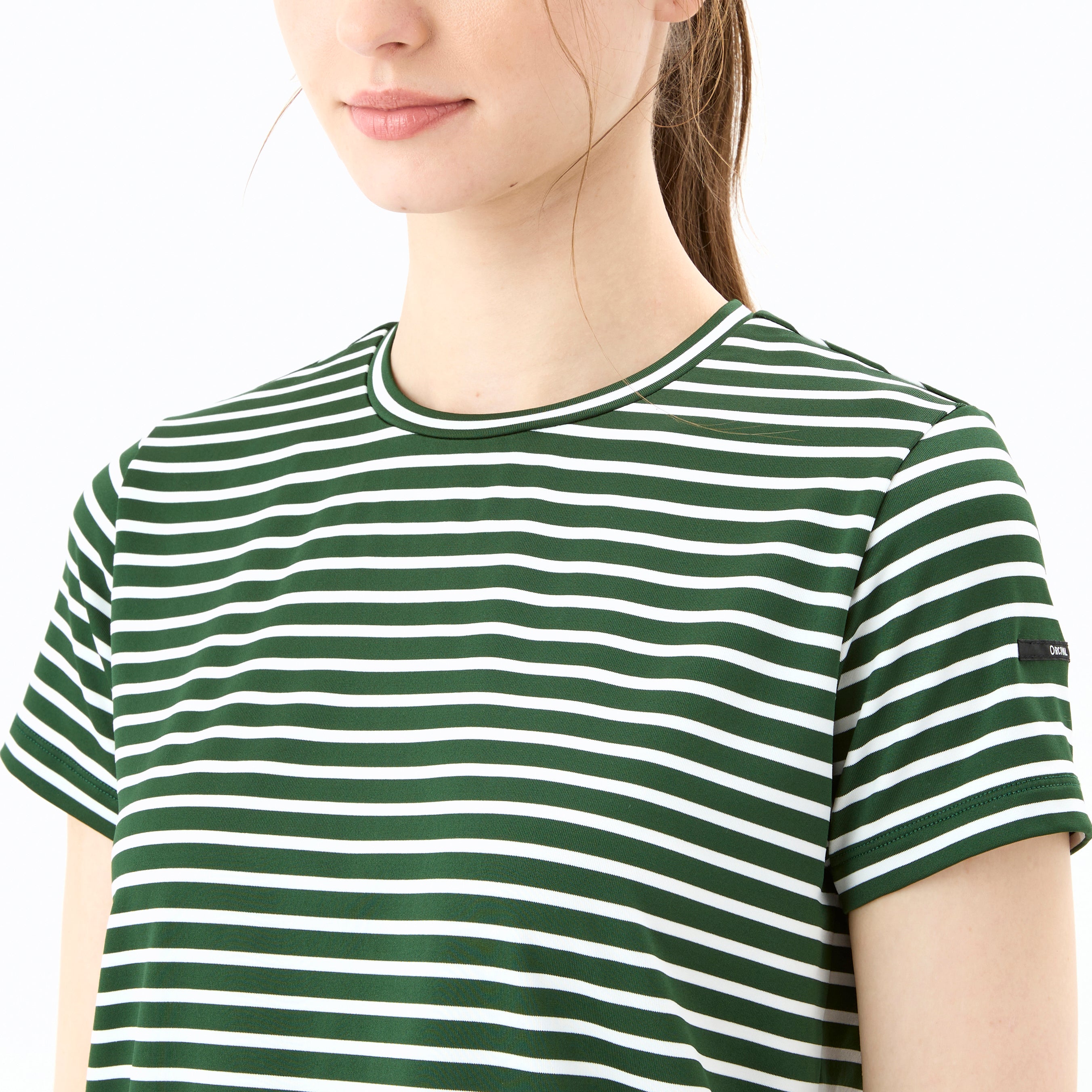 Women's Polyester Crew Neck Short Sleeve Pullover