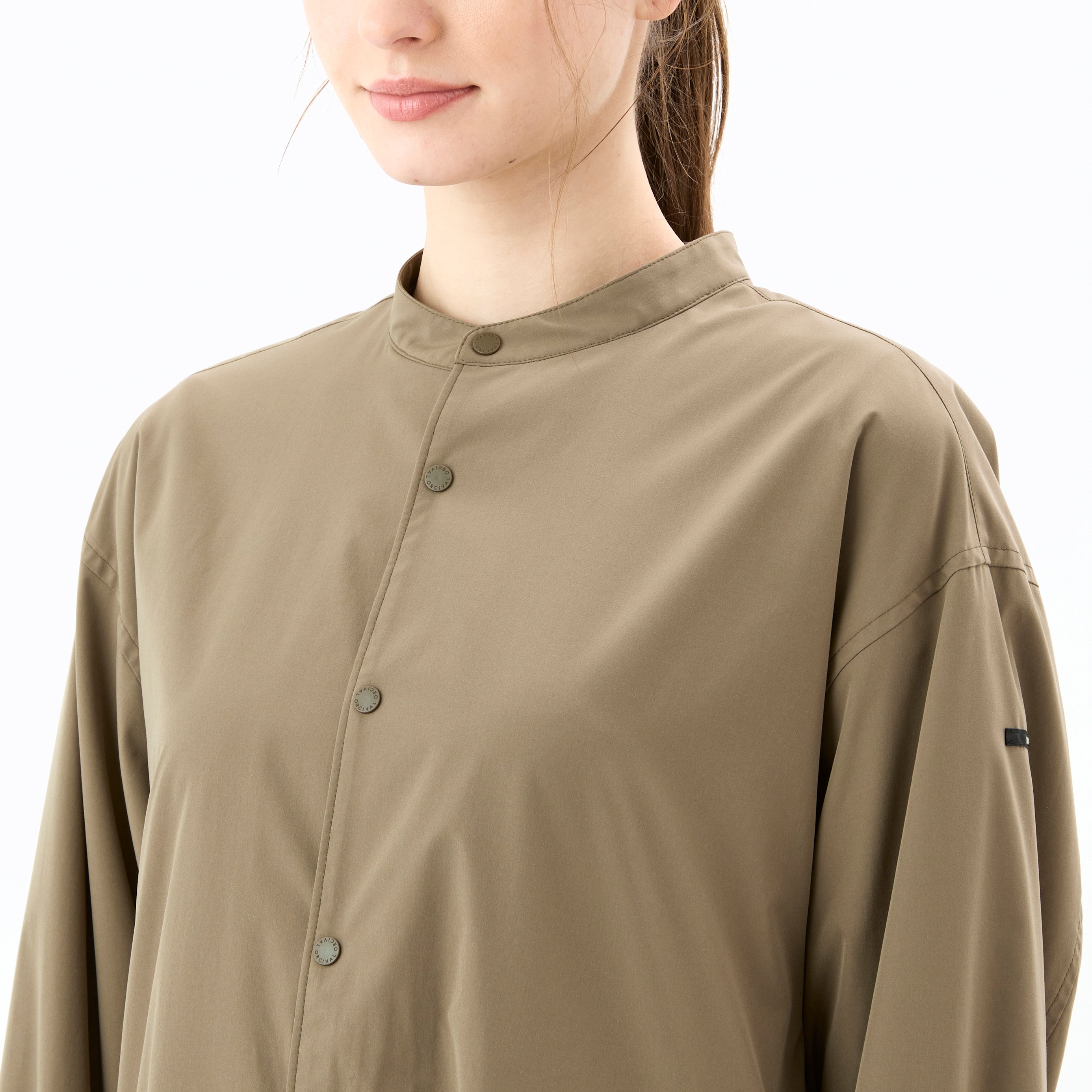 Women's Polyester Typewriter Stretch Light Outer