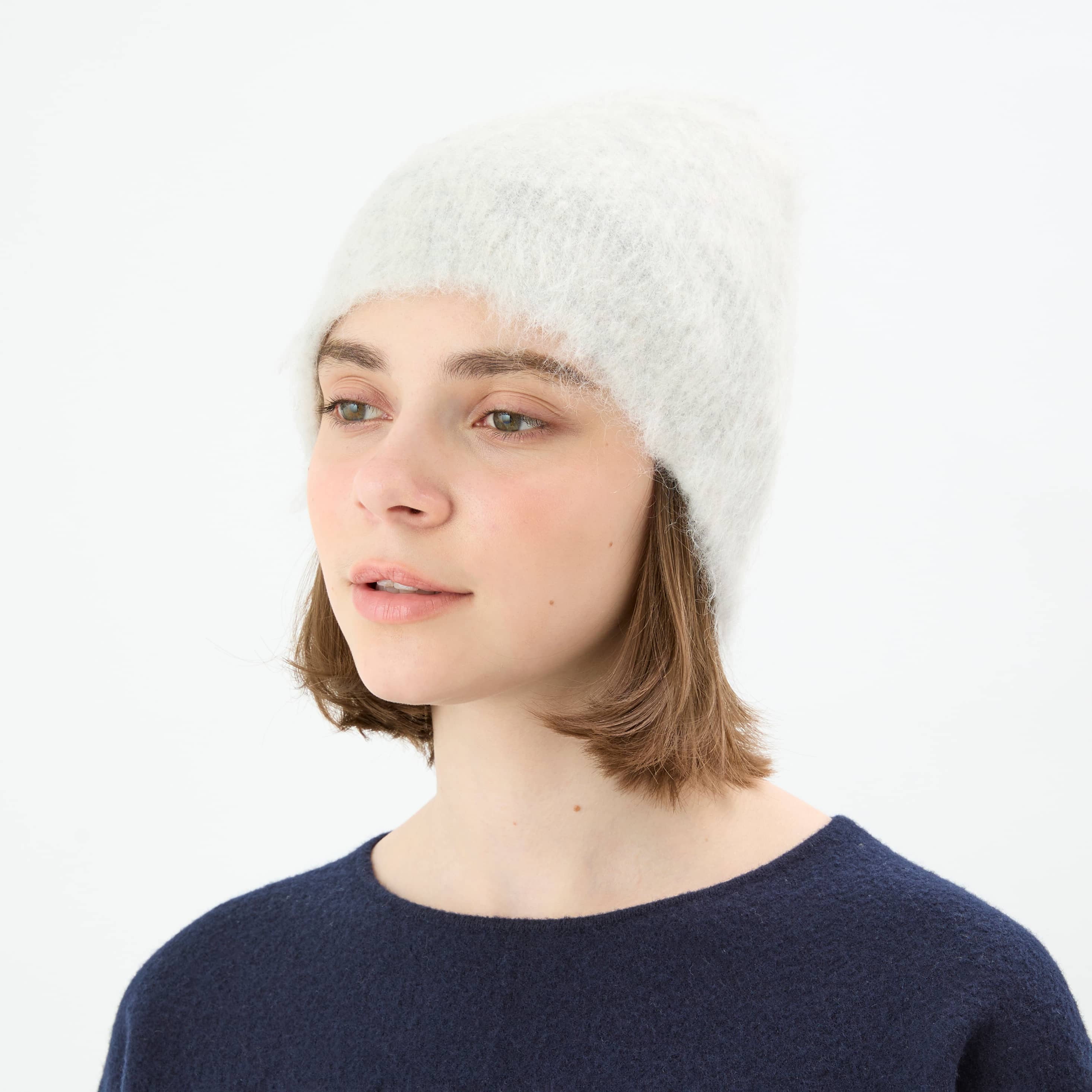 Mohair Tulip Beanie