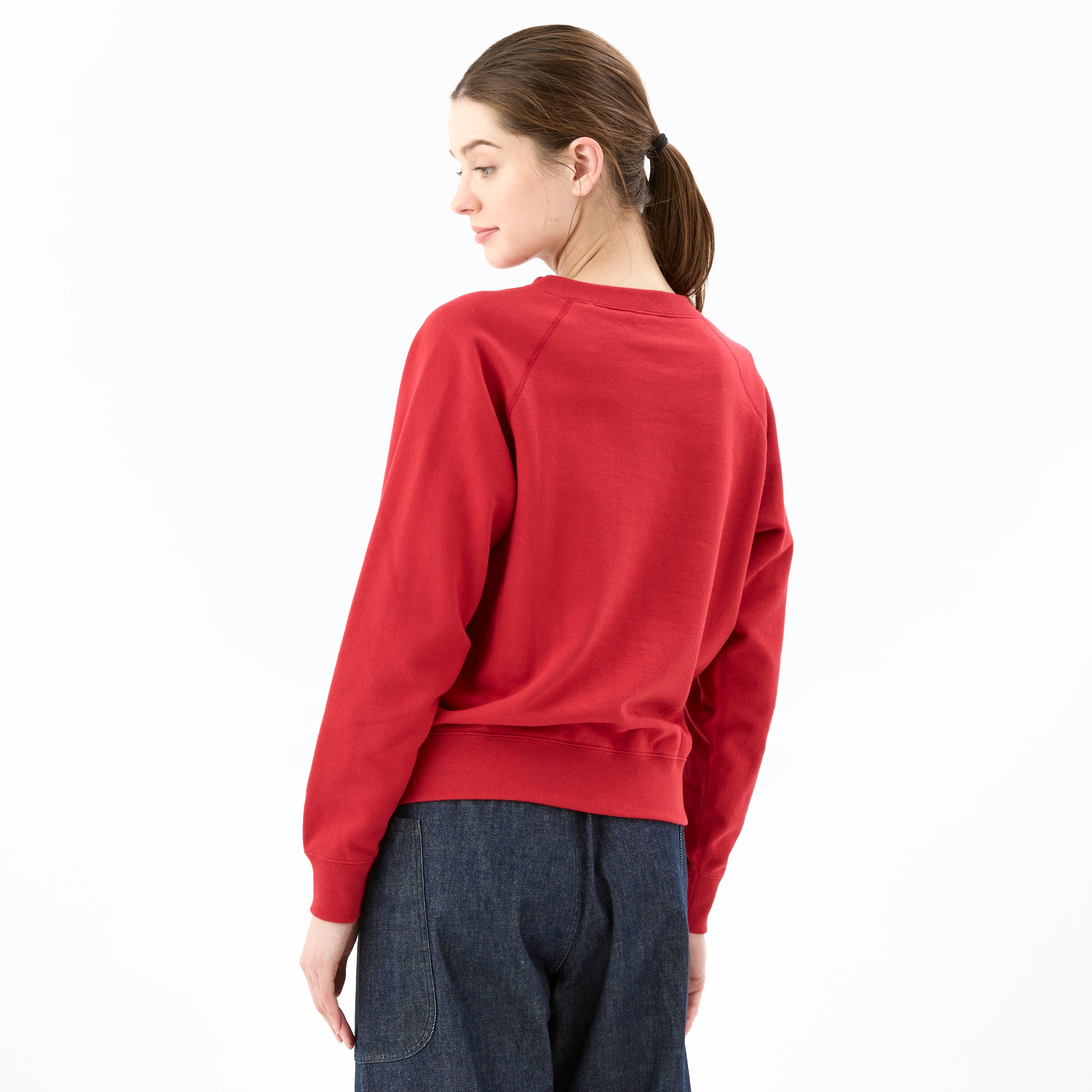 Women's Light French Terry Boat Neck Sweat