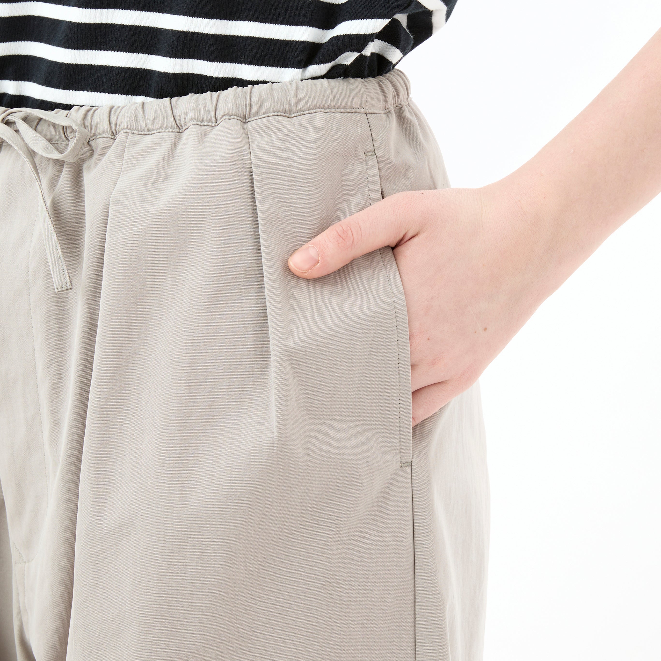 Cotton Nylon Bio Peach Easy Pants