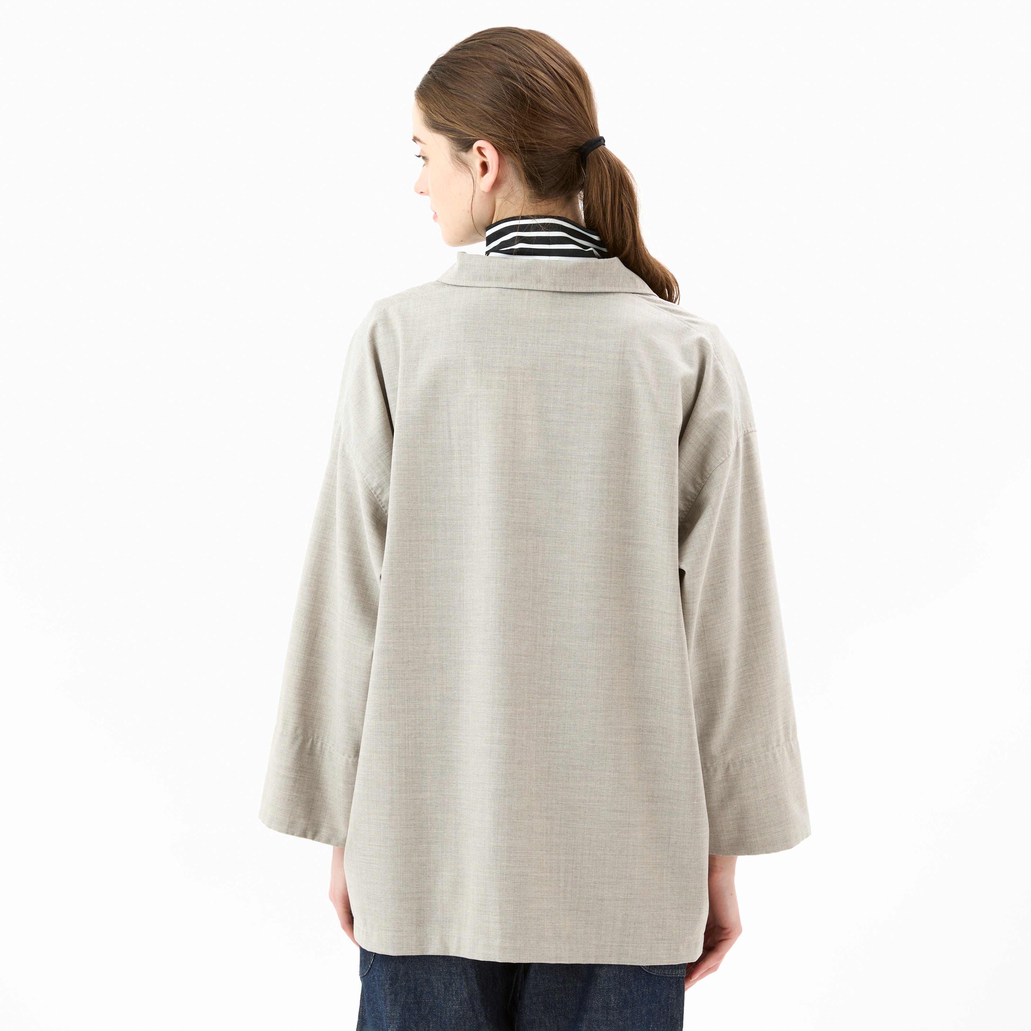 Women's Stretch Broad Long Shirt