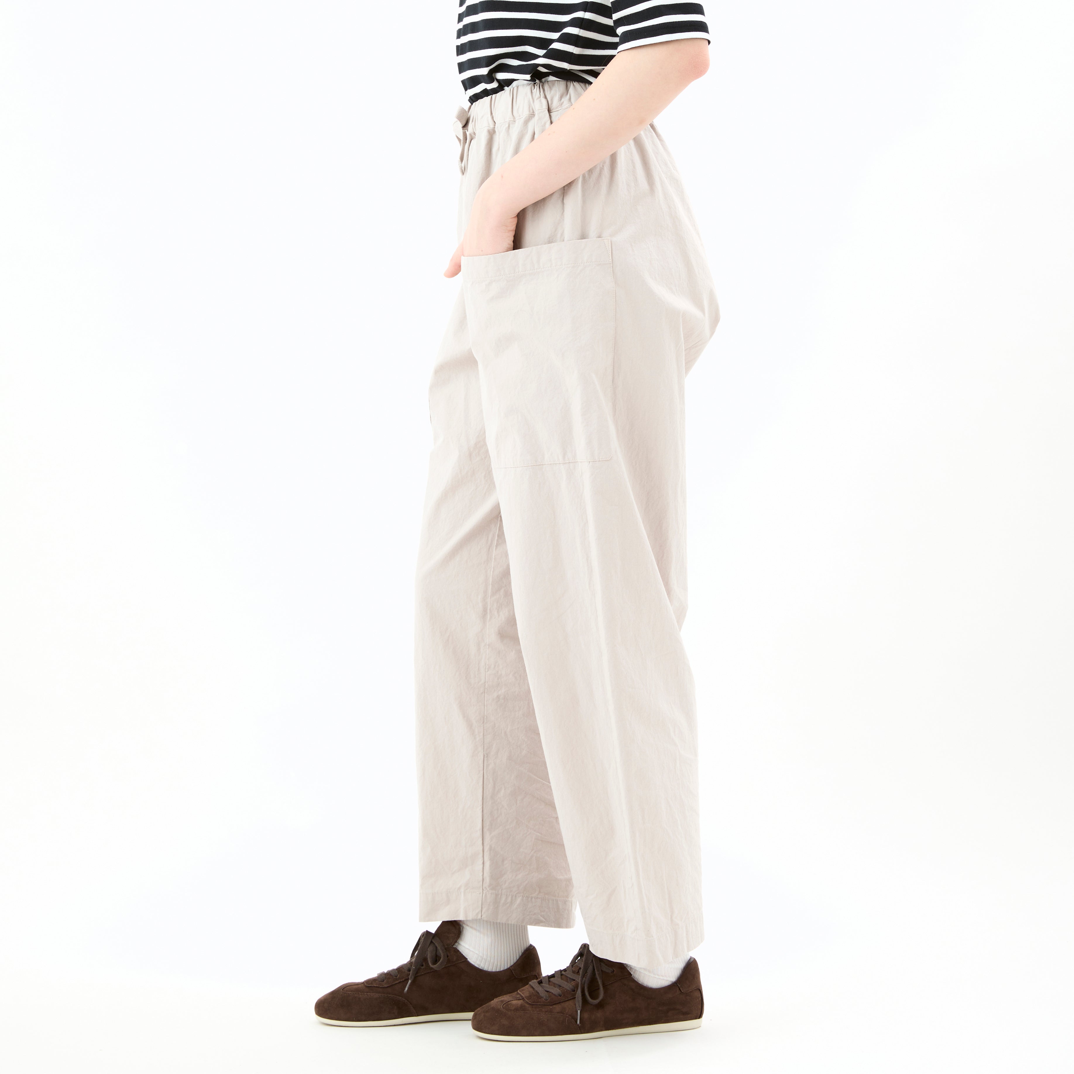 Women's Garment Dye Twill Dump Easy Pants
