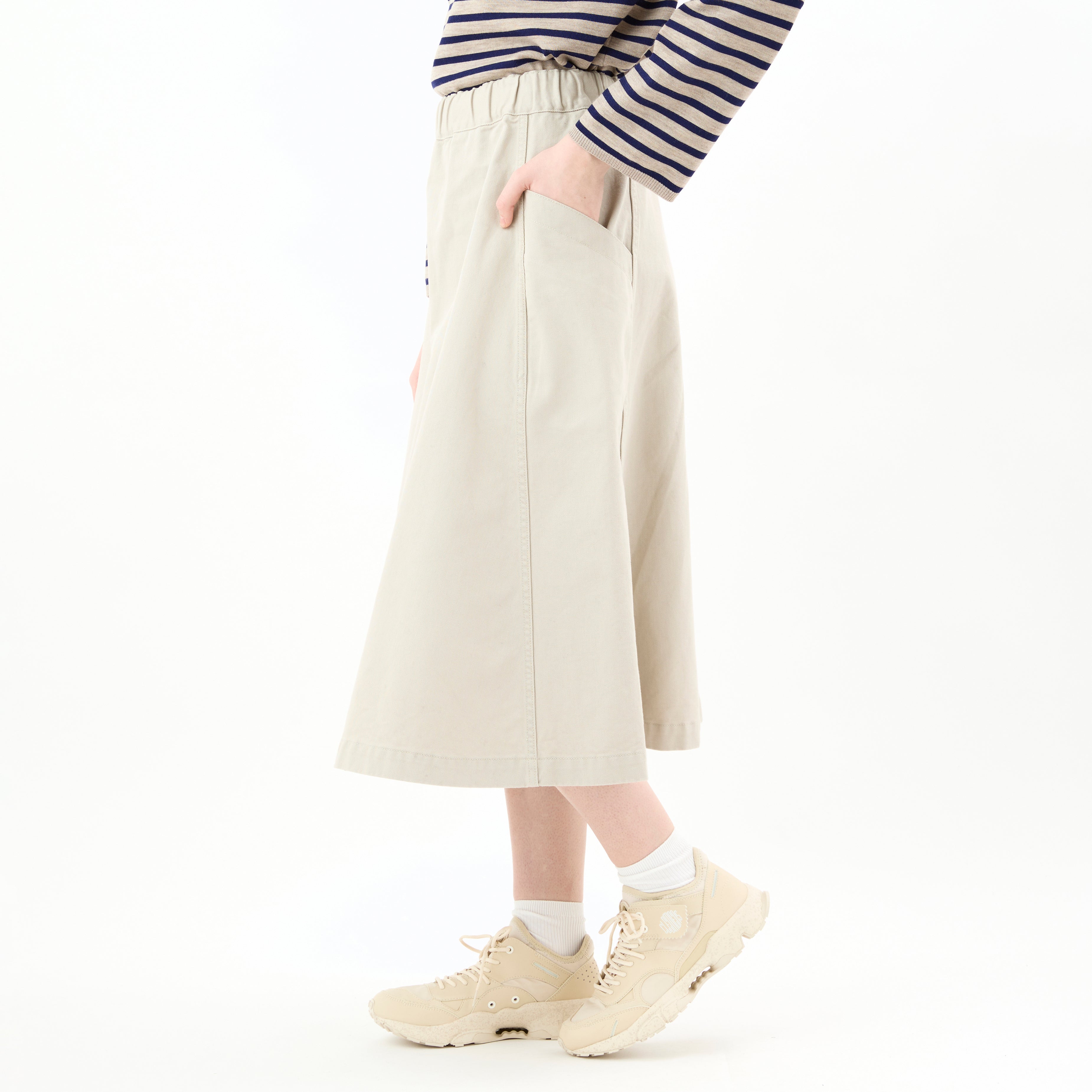 Women's Cotton Twill Easy Skirt