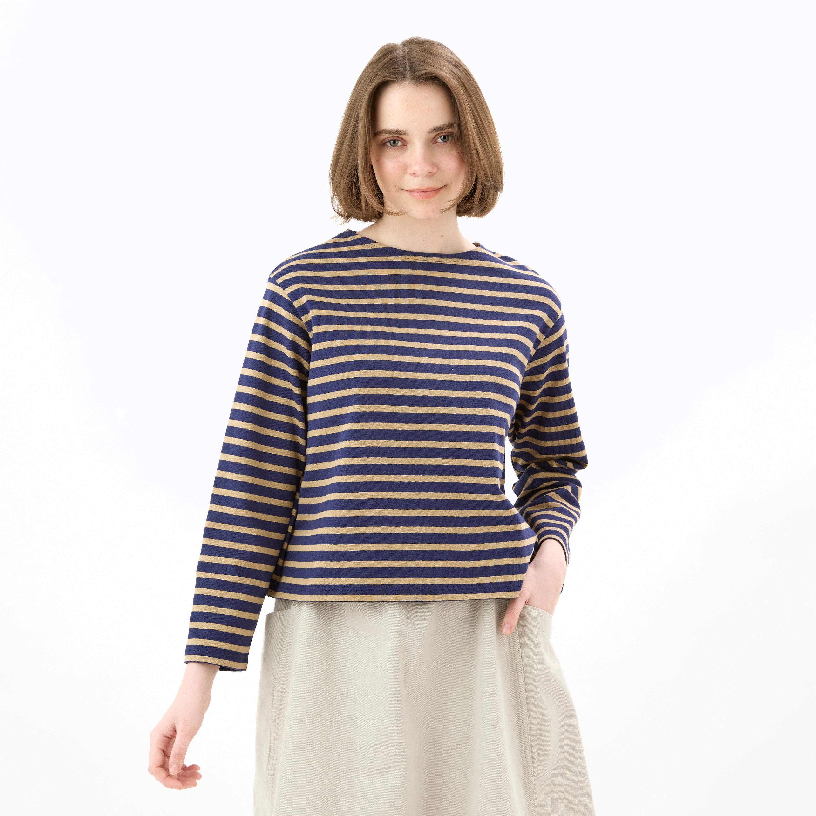 Women's Cotton Lourd Wide Basque Shirt