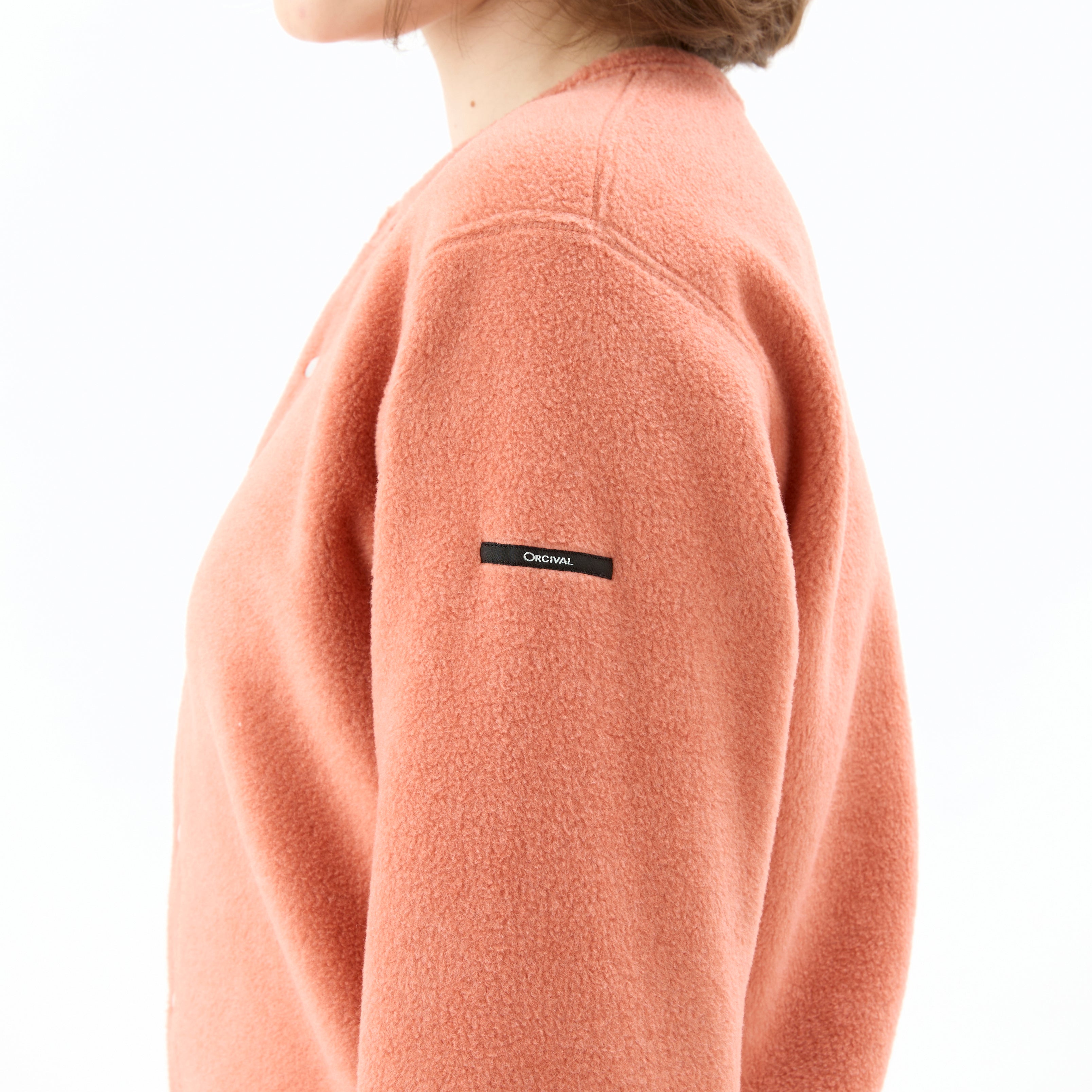 Women's Fleece Crew Neck Cardigan