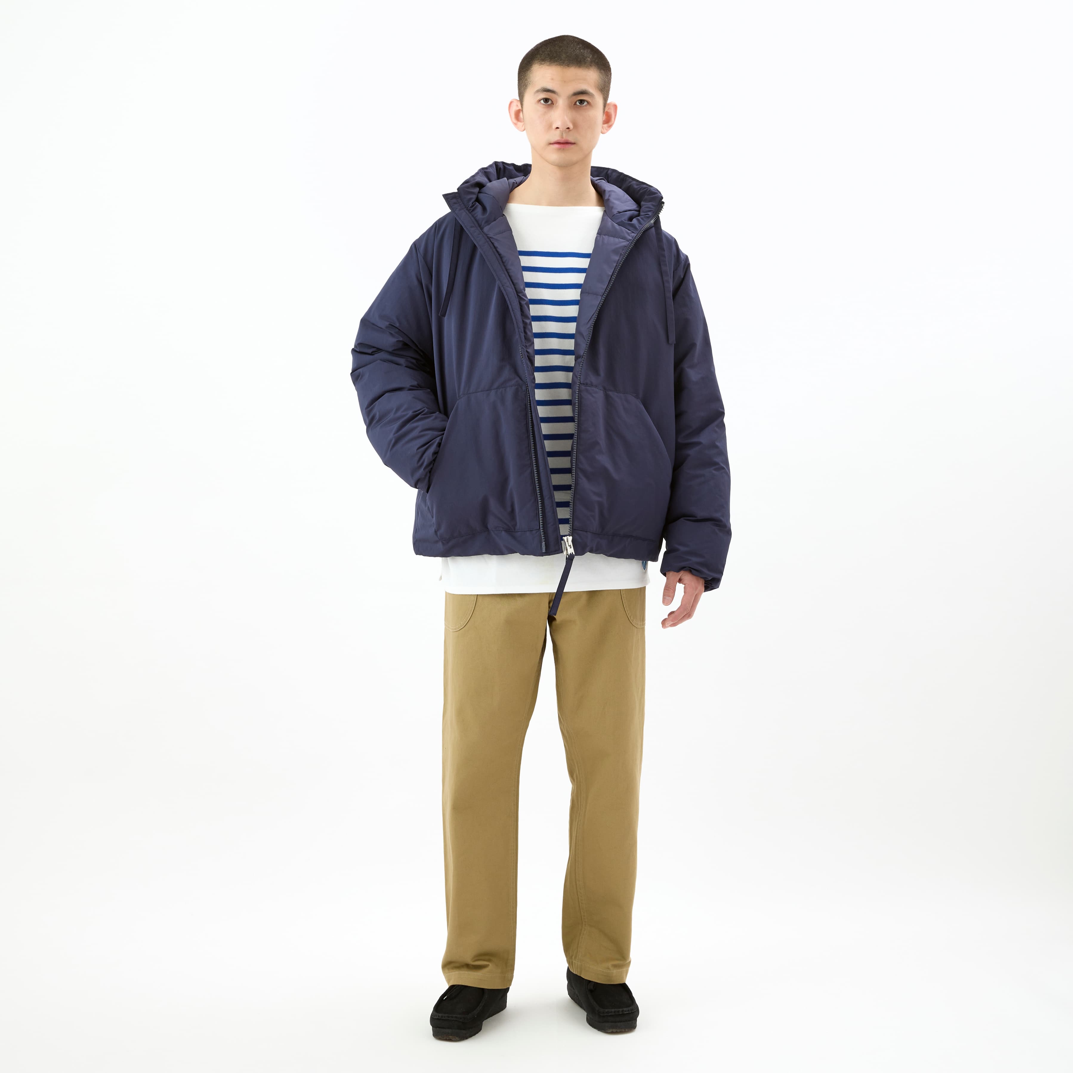 Men's Polyester Taffeta Hood Jacket