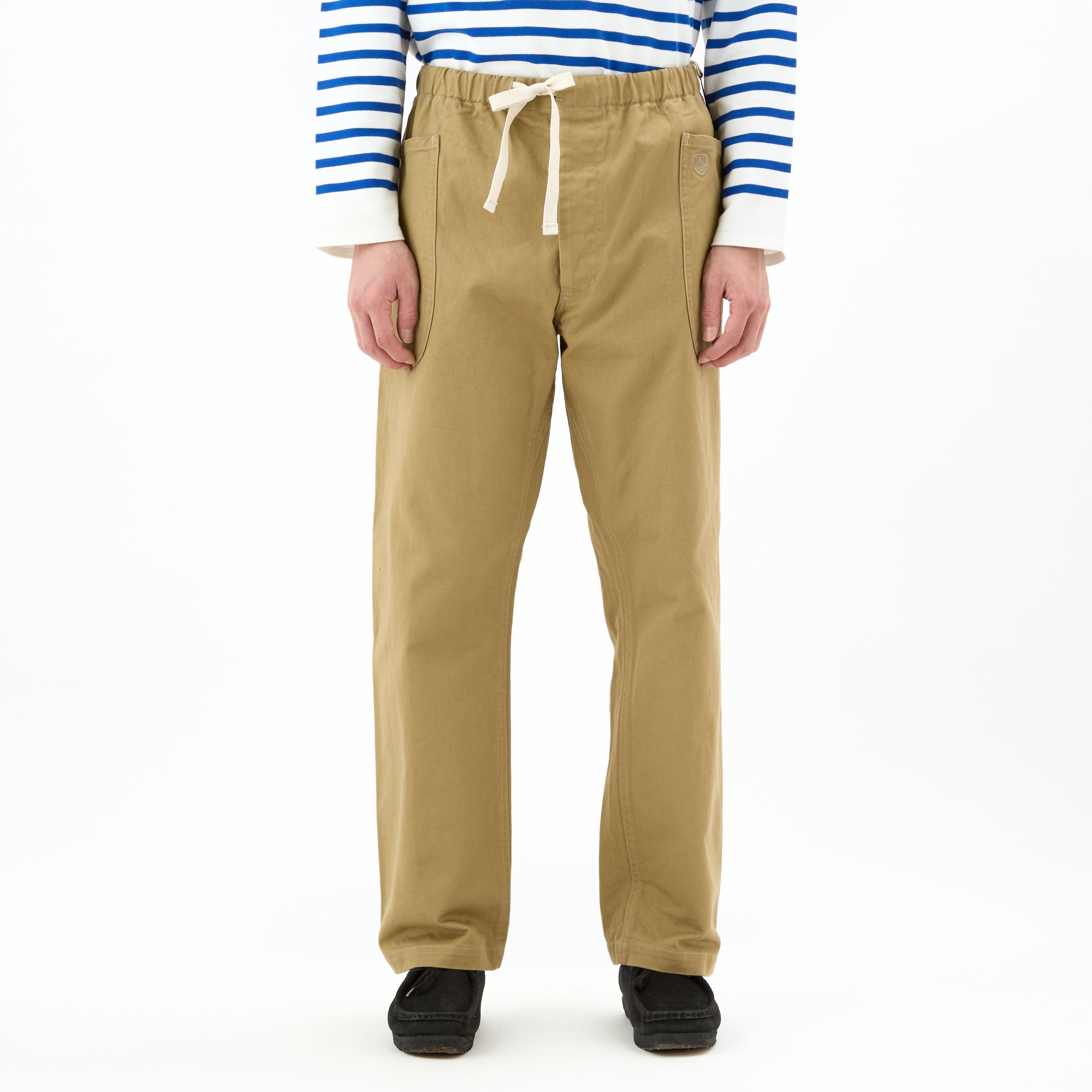 Cotton Twill Easy Pants