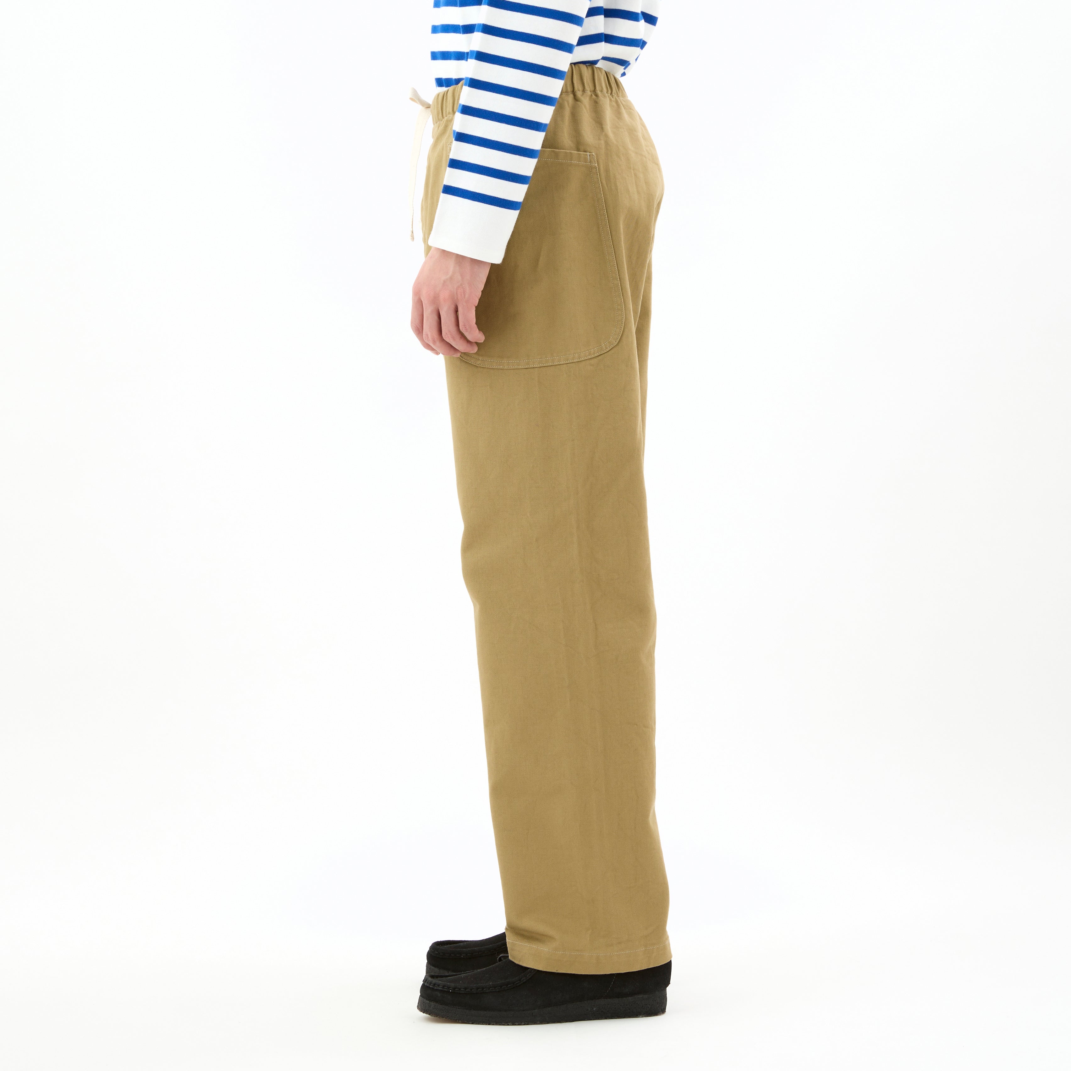 Cotton Twill Easy Pants
