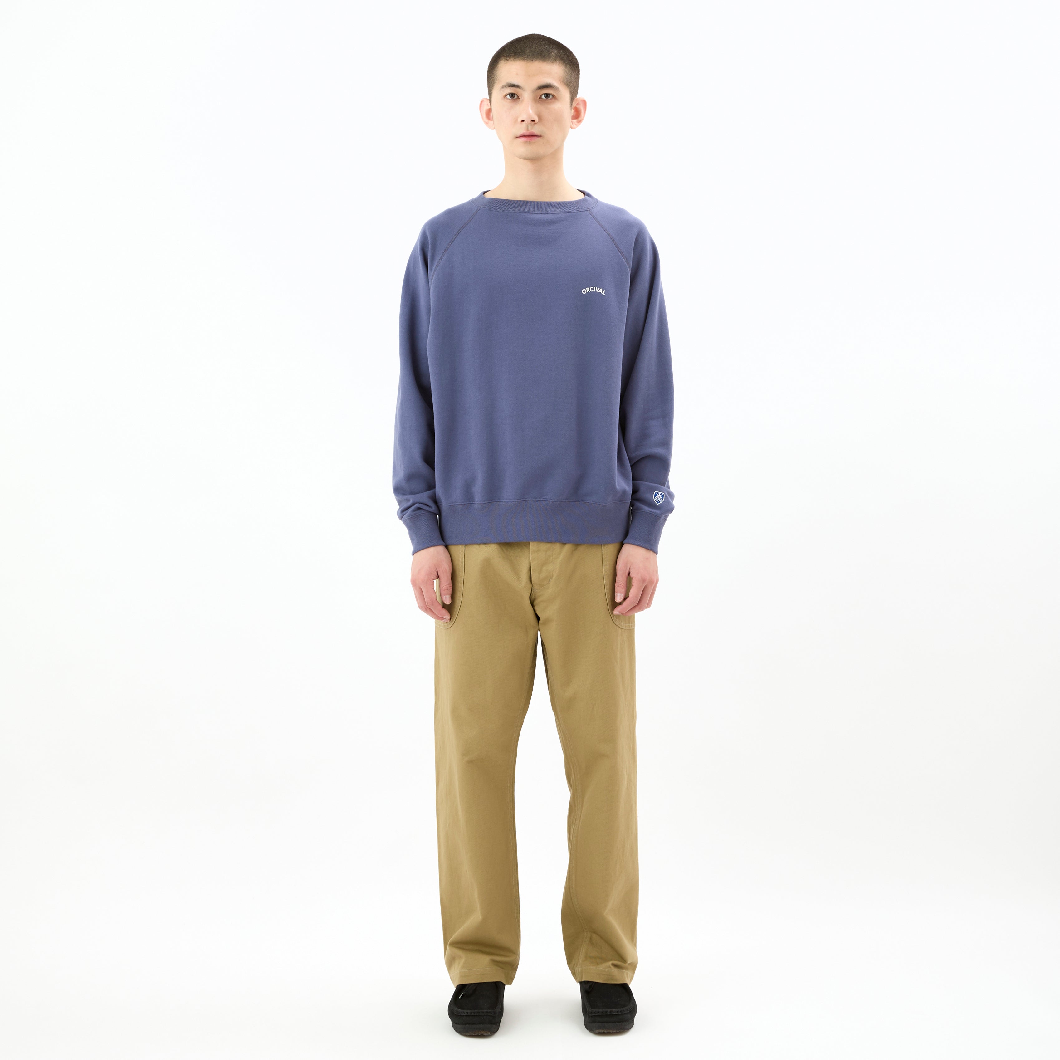 Men's Light French Terry Boat Neck Sweat