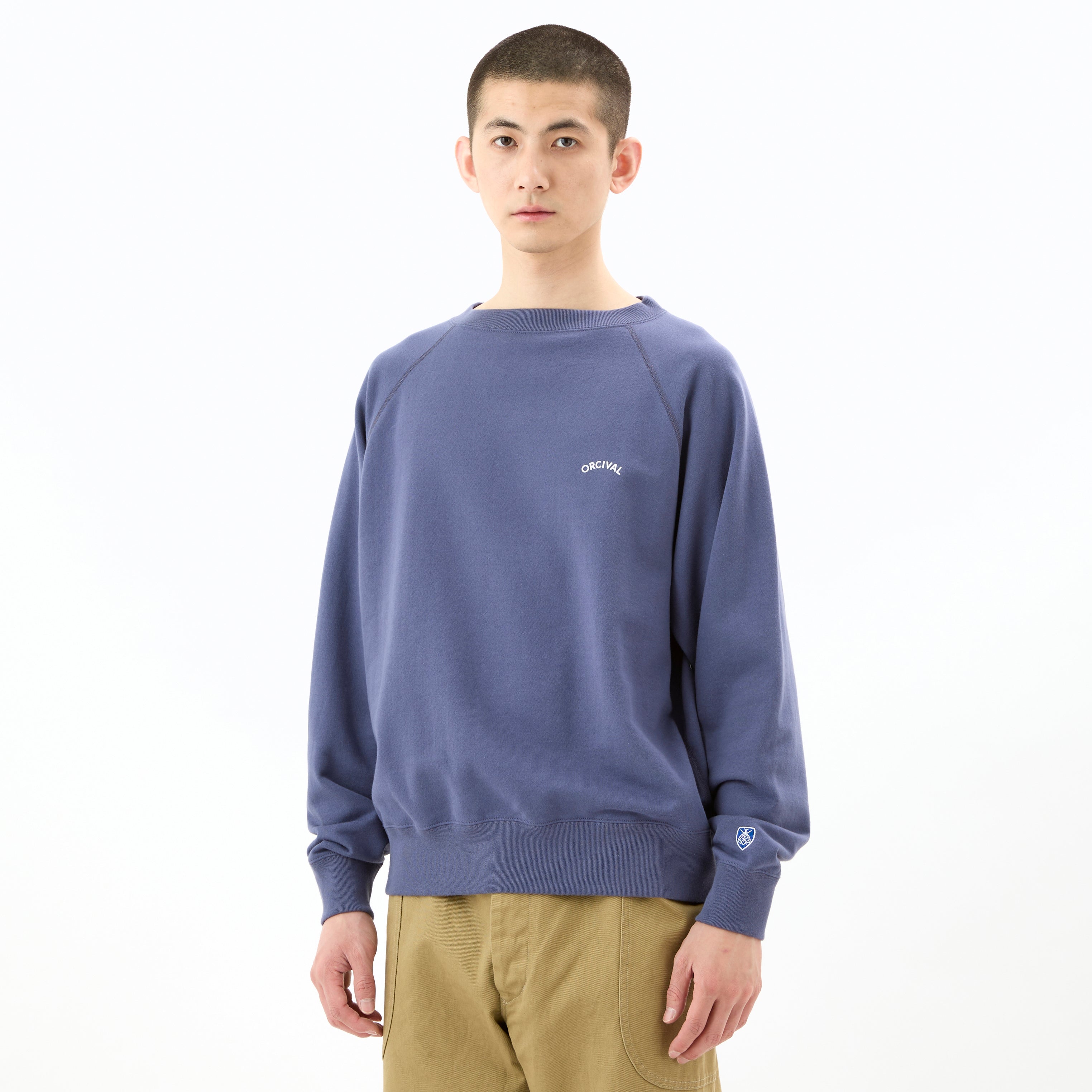 Men's Light French Terry Boat Neck Sweat