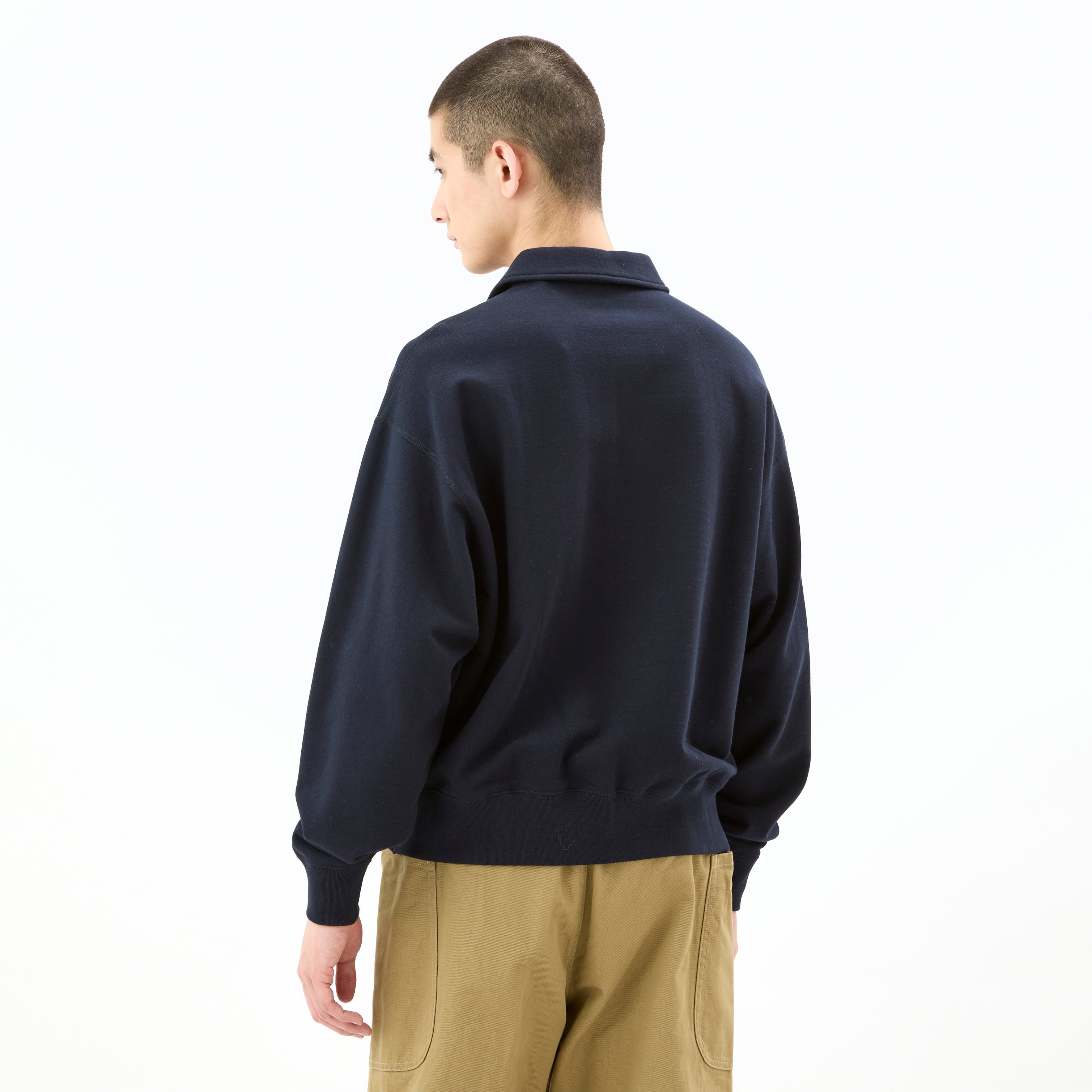 Men's Light French Terry Half Zip Sweat